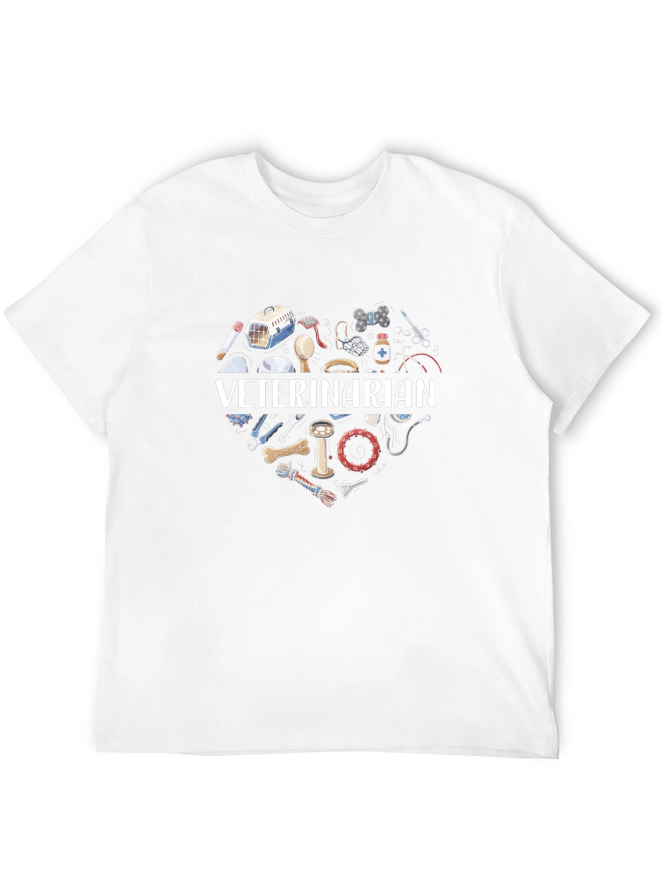 Veterinarian Heart Graphic T-Shirt
