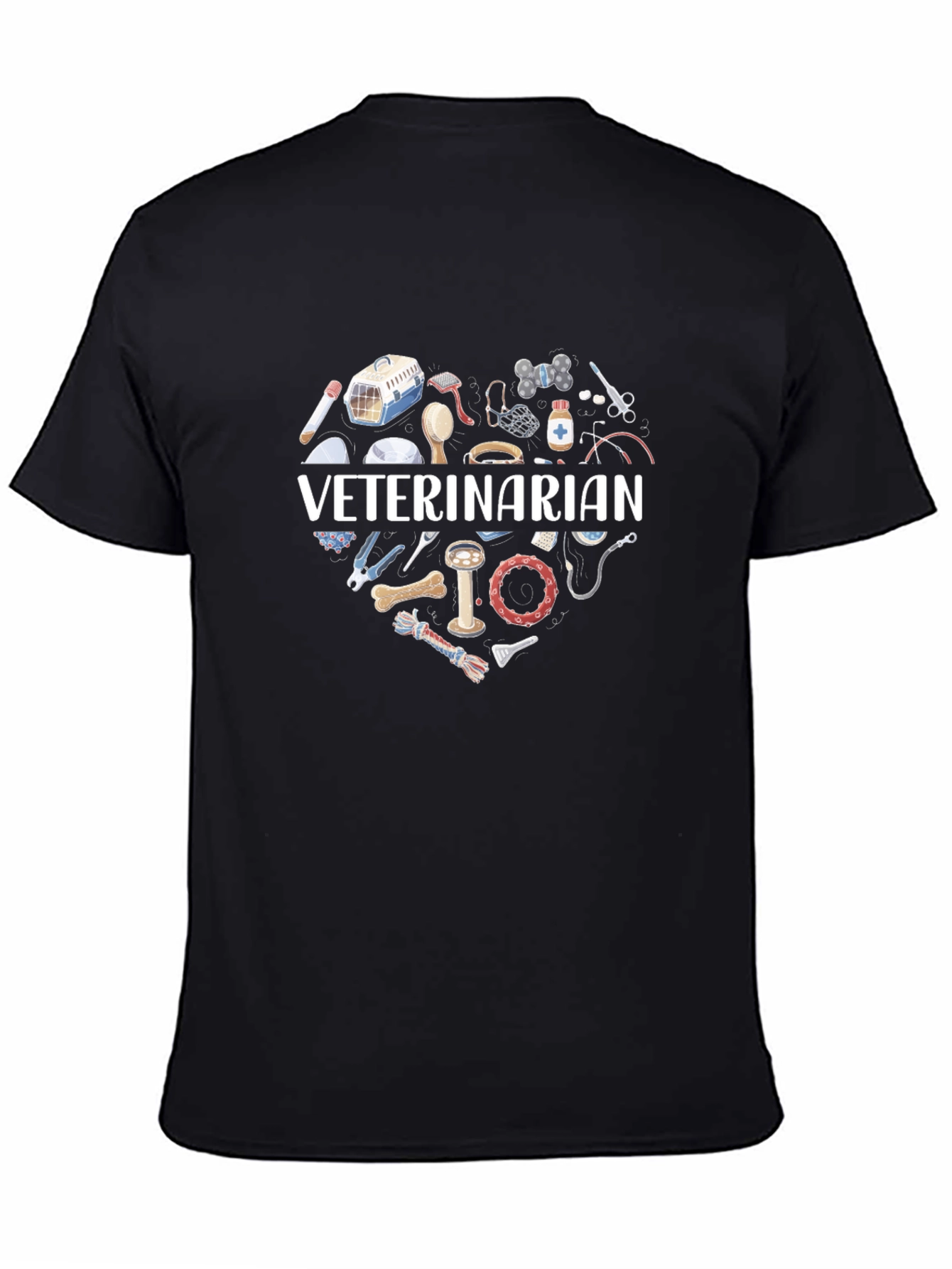 Veterinarian Heart Graphic T-Shirt