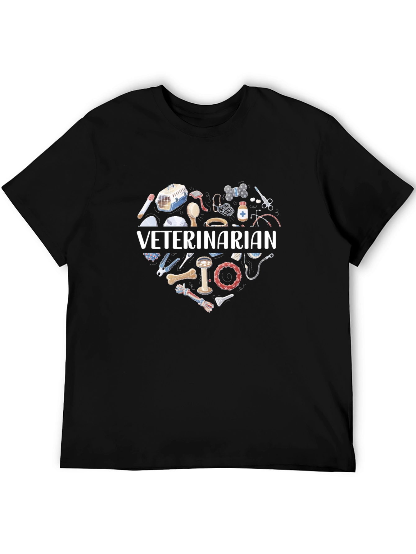 Veterinarian Heart Graphic T-Shirt