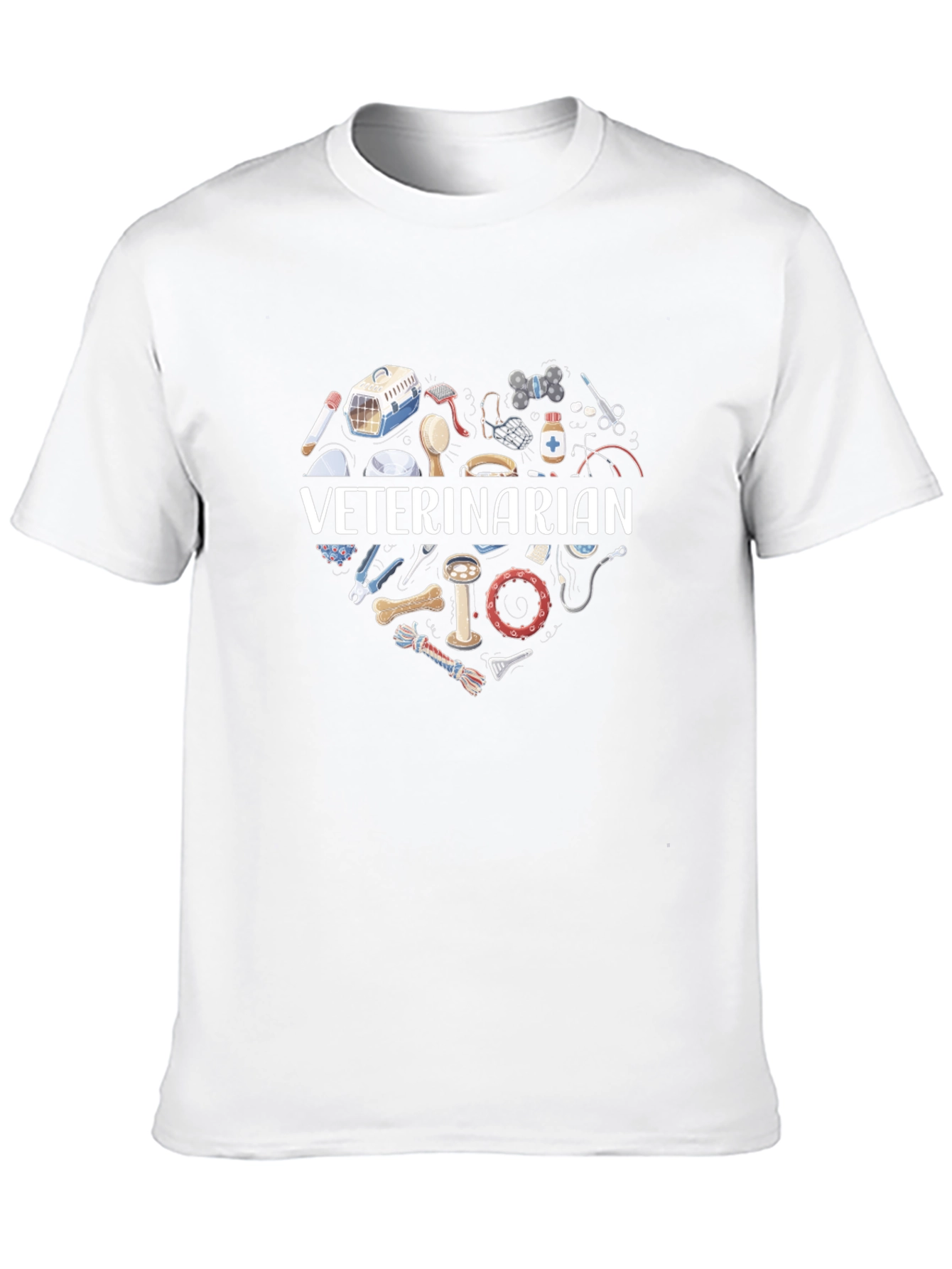Veterinarian Heart Graphic T-Shirt