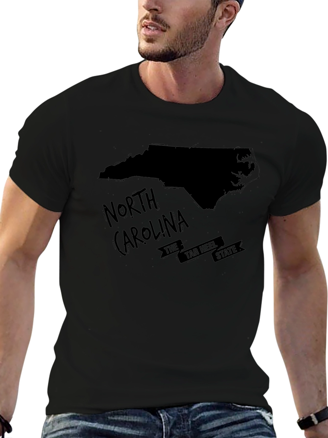 North Carolina State Silhouette Graphic Tee