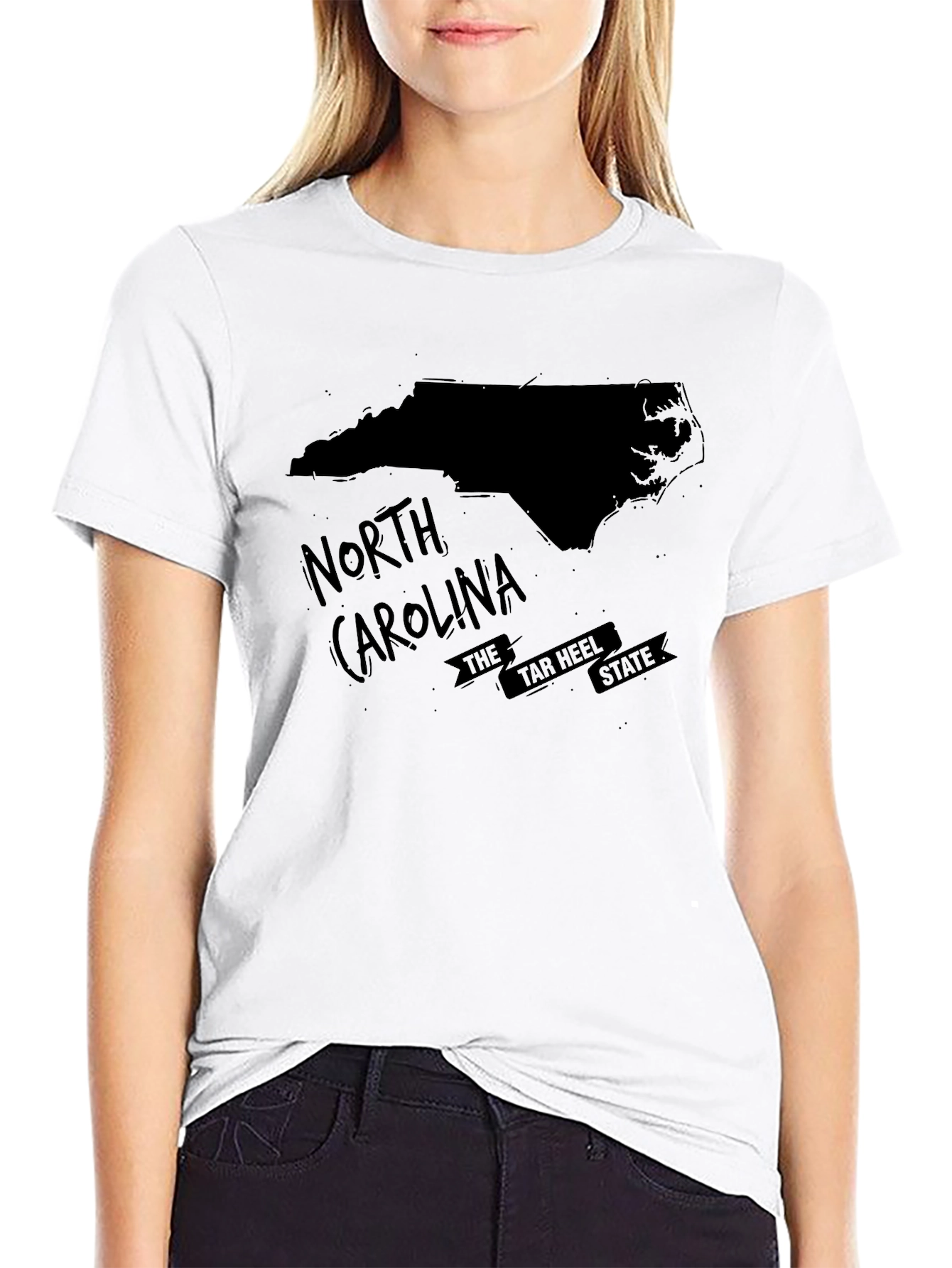 North Carolina State Silhouette Graphic Tee