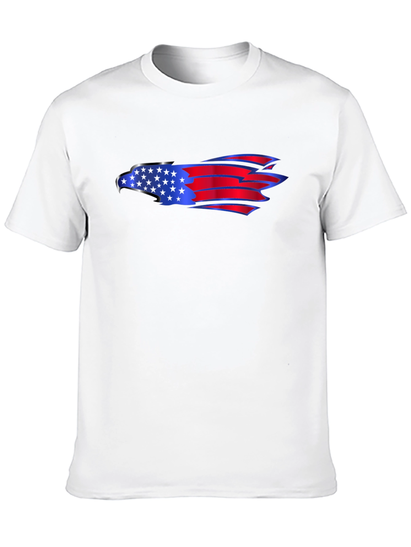 American Eagle Flag Graphic Black T-Shirt