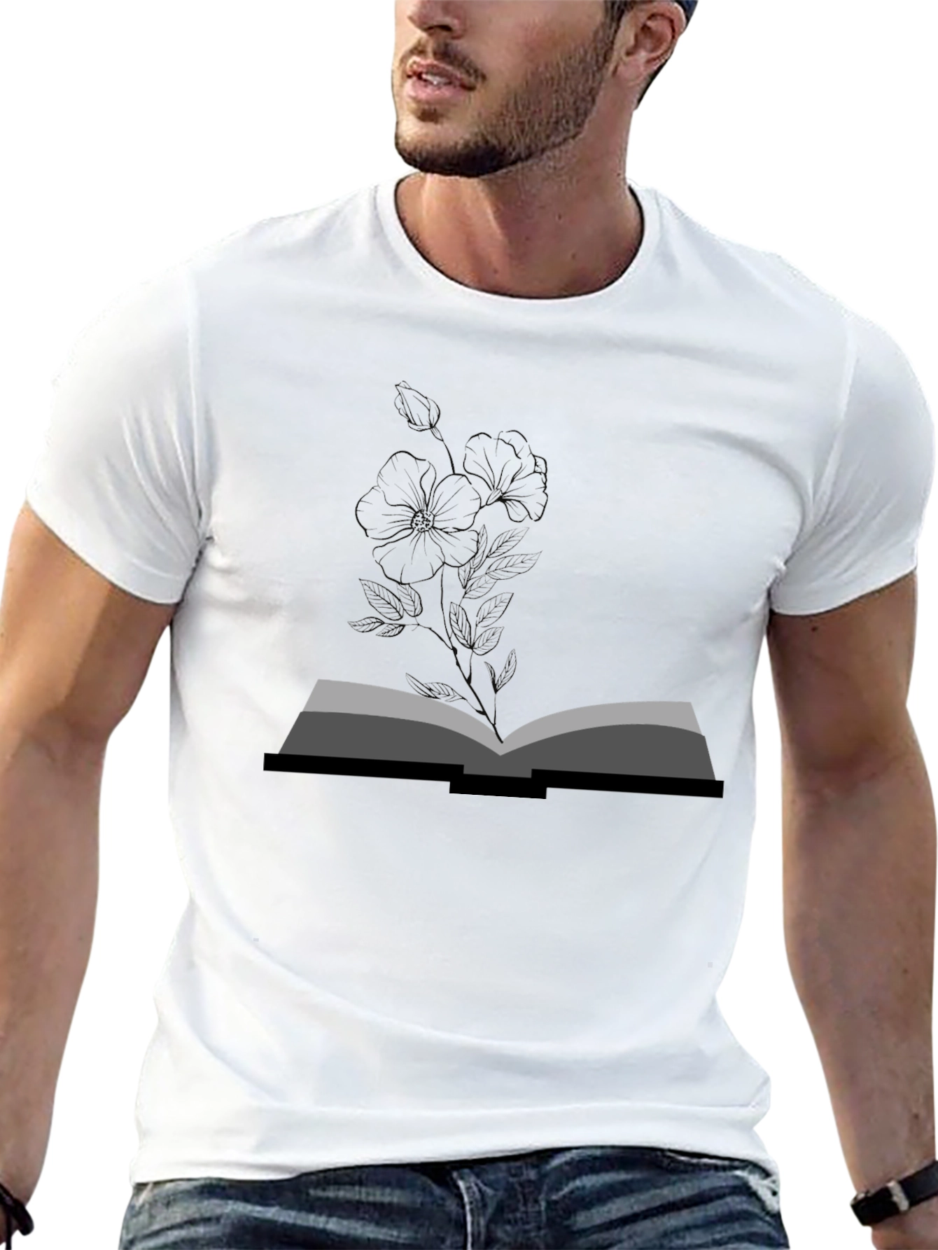 Botanical Book T-Shirt - Unisex Stylish Tee