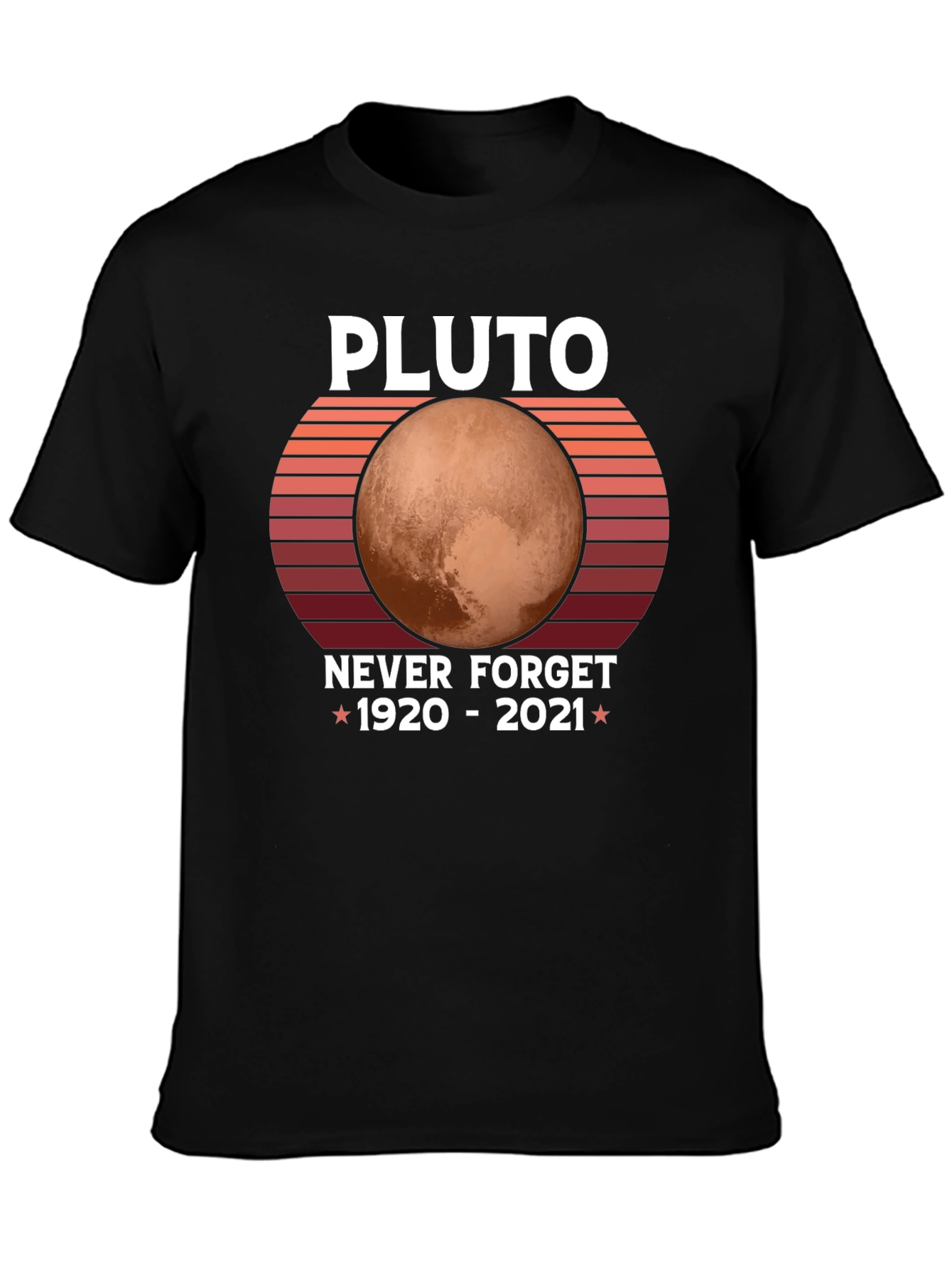 Pluto Never Forget Graphic T-Shirt