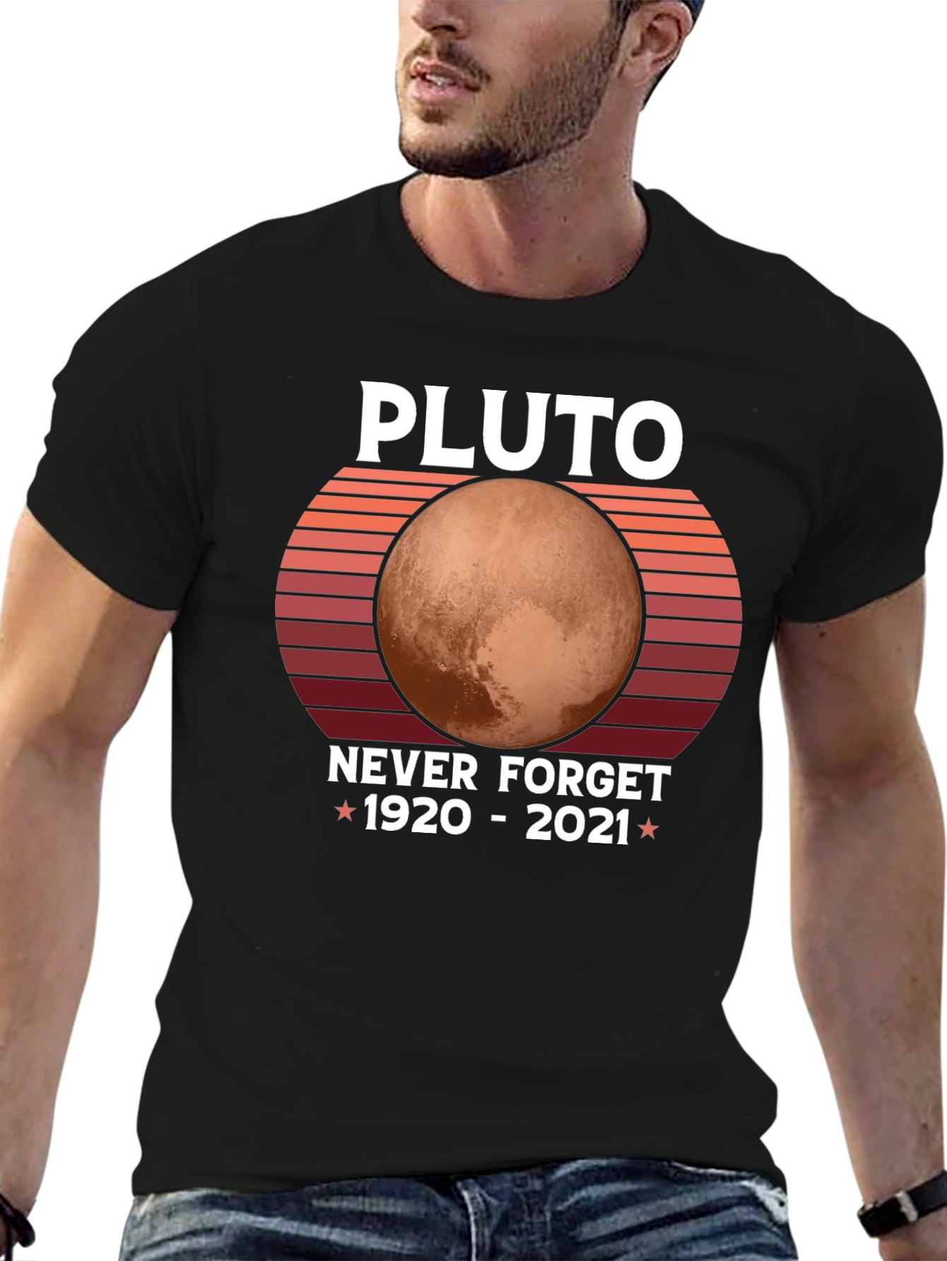 Pluto Never Forget Graphic T-Shirt