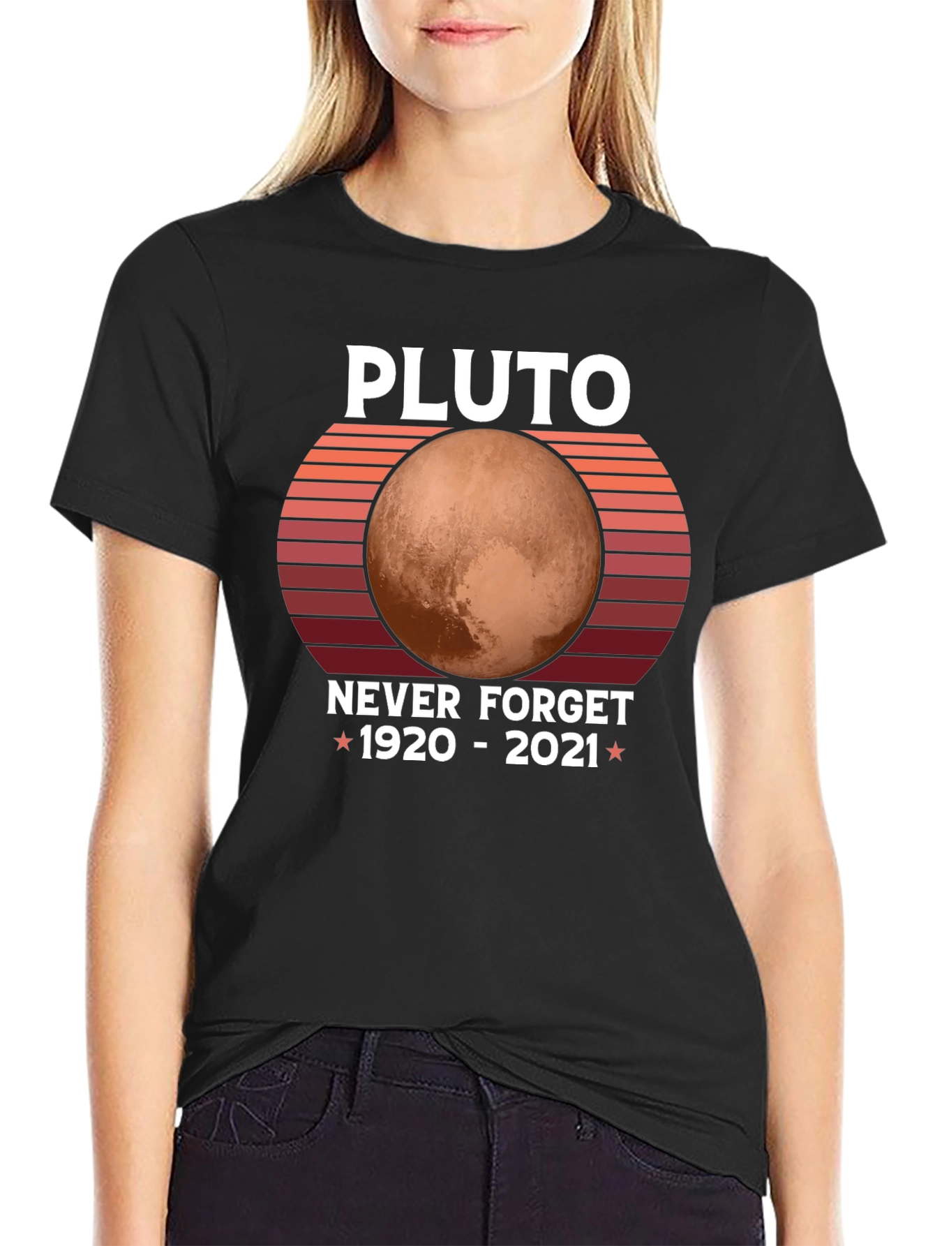 Pluto Never Forget Graphic T-Shirt