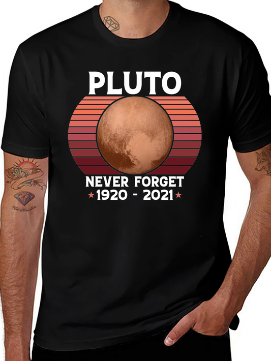 Pluto Never Forget Graphic T-Shirt