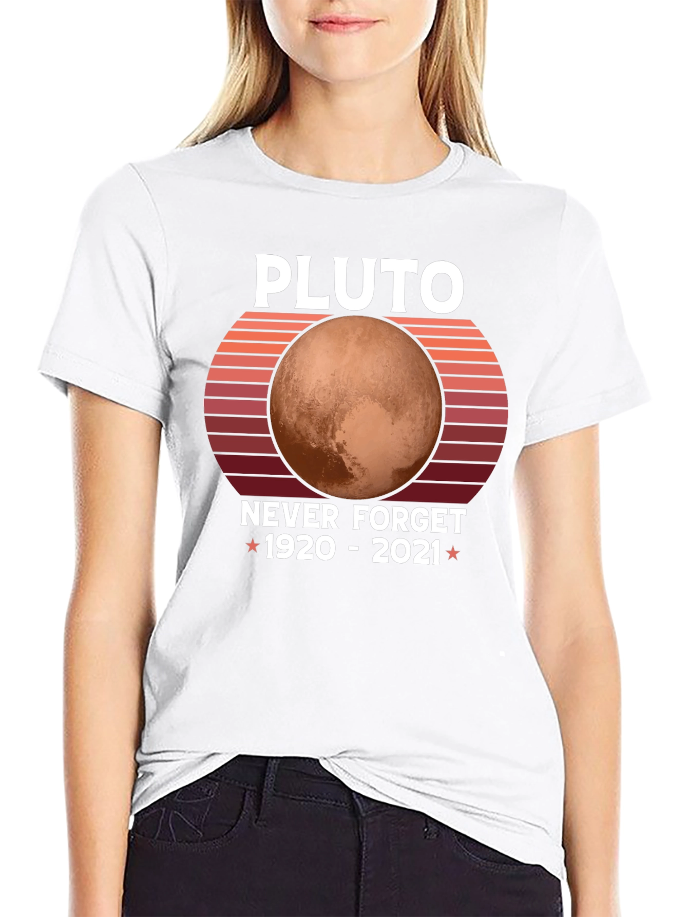 Pluto Never Forget Graphic T-Shirt