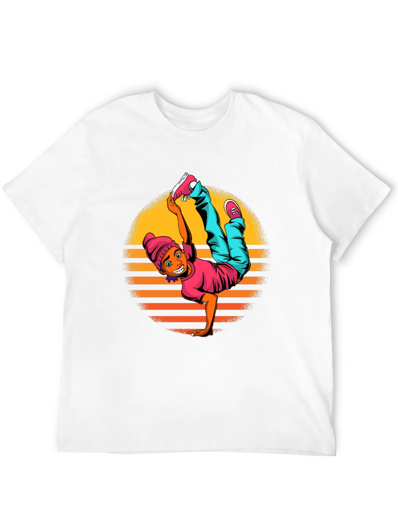 Breakdance Graphic Black T-Shirt
