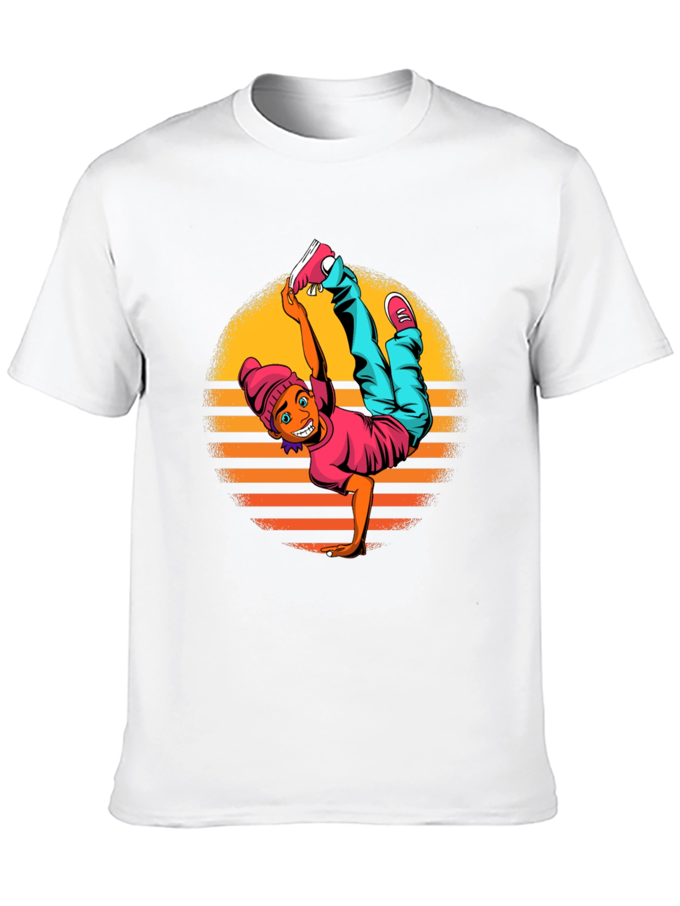 Breakdance Graphic Black T-Shirt