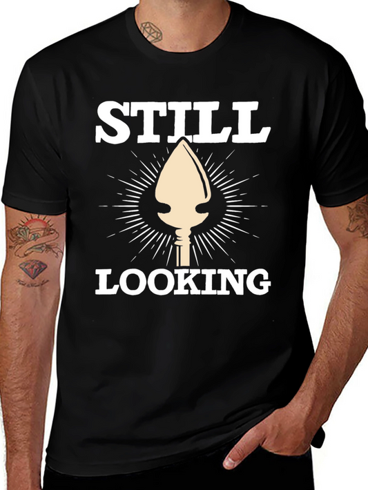 Still Looking Arrowhead Graphic Tee - Black
