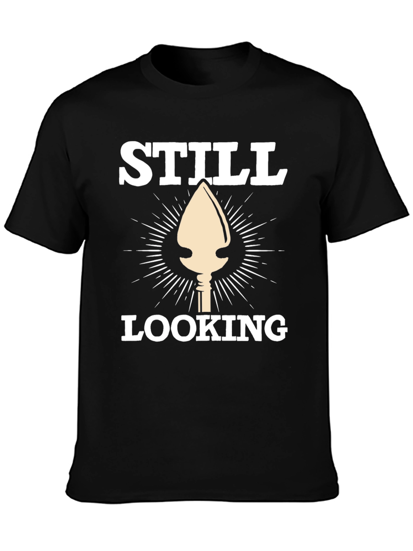 Still Looking Arrowhead Graphic Tee - Black