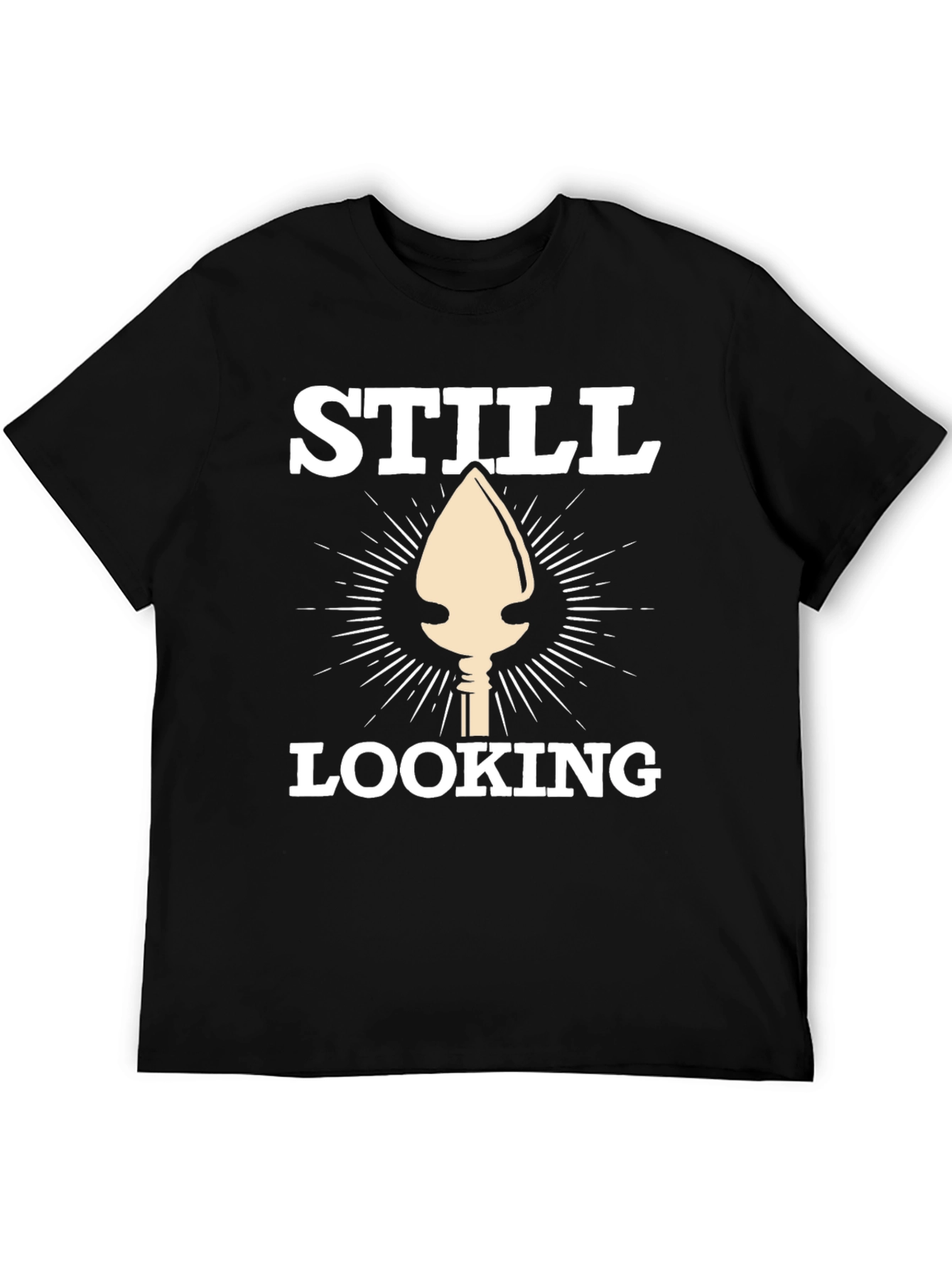Still Looking Arrowhead Graphic Tee - Black