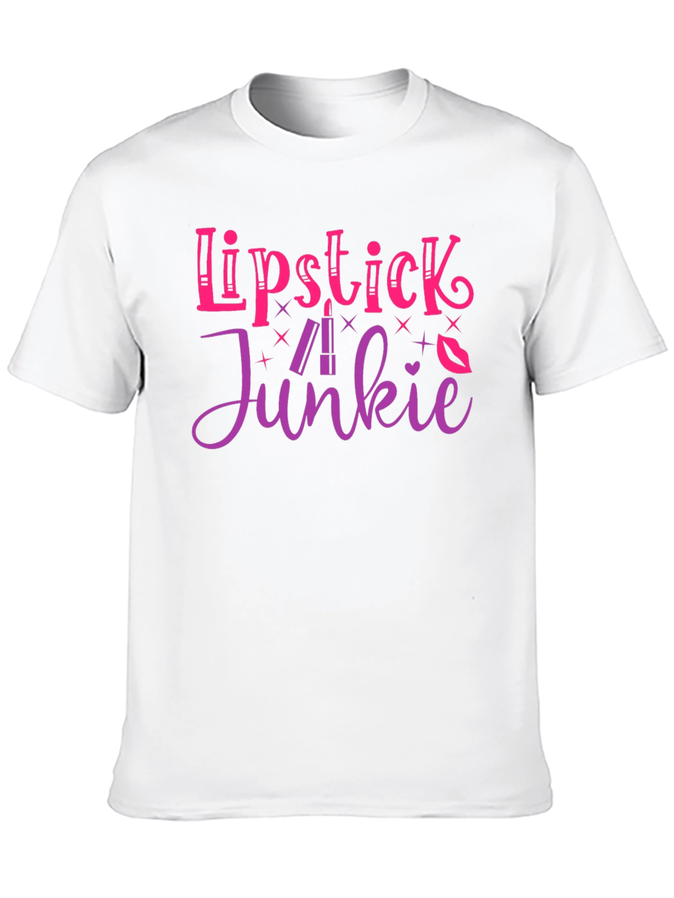 Lipstick Junkie Graphic T-Shirt