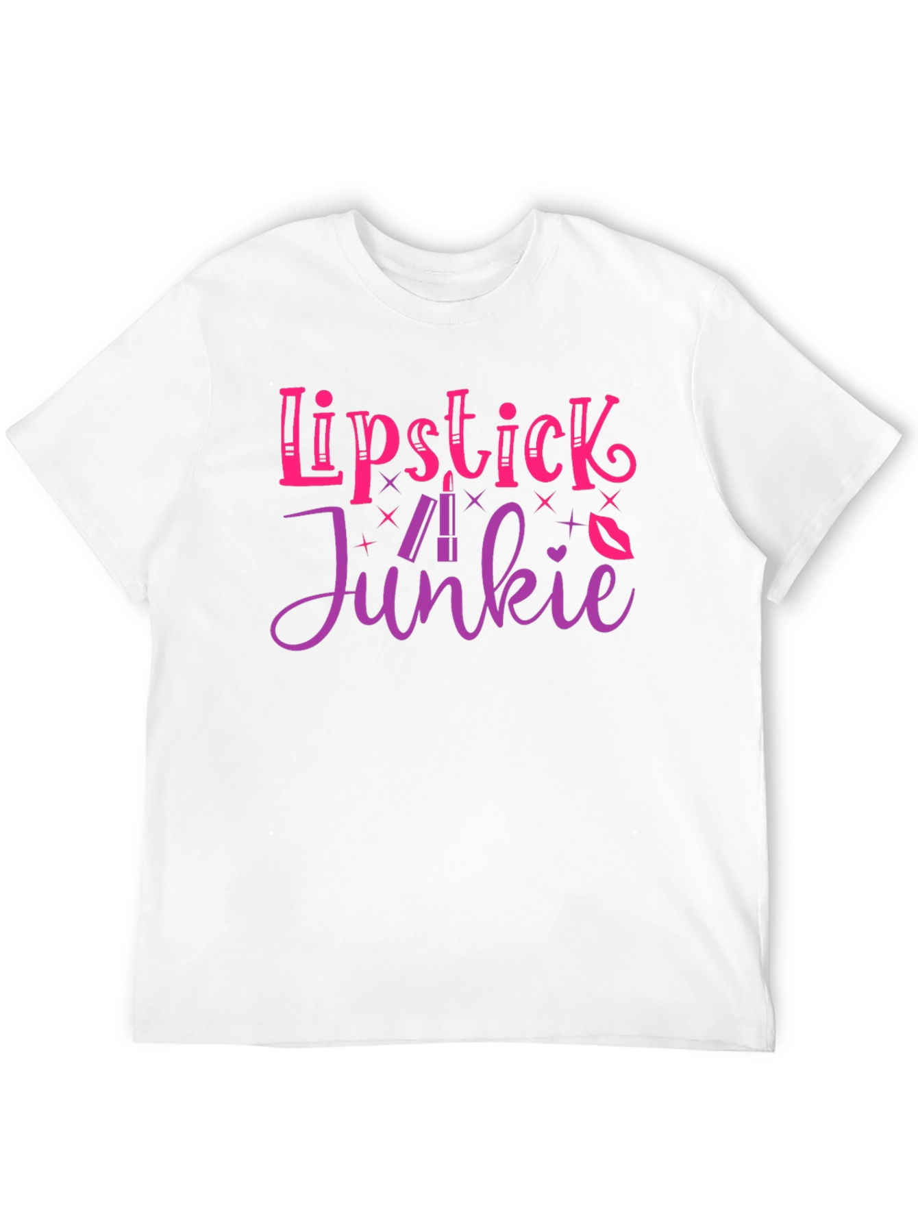 Lipstick Junkie Graphic T-Shirt