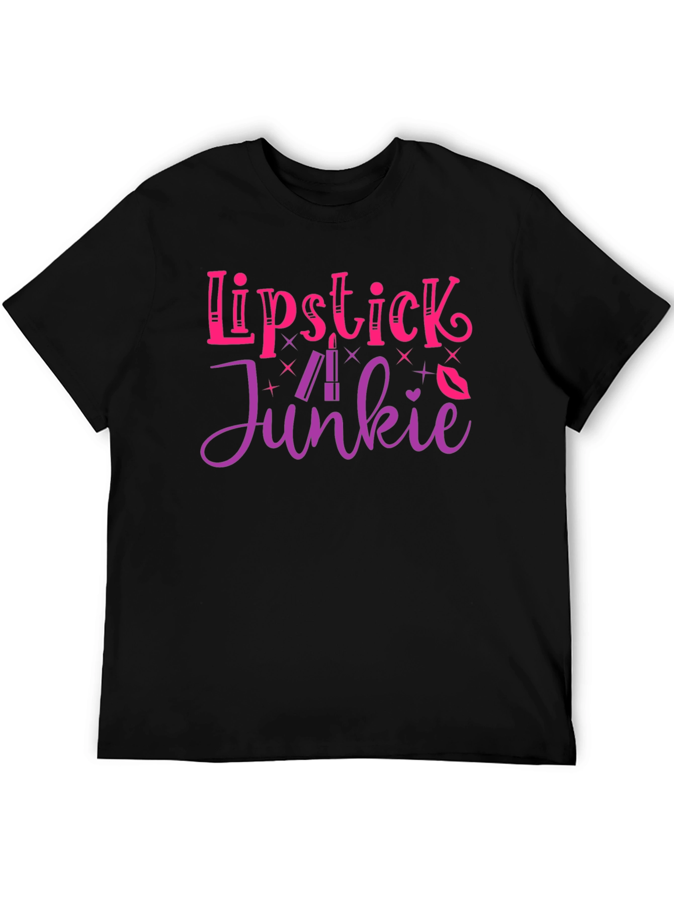 Lipstick Junkie Graphic T-Shirt