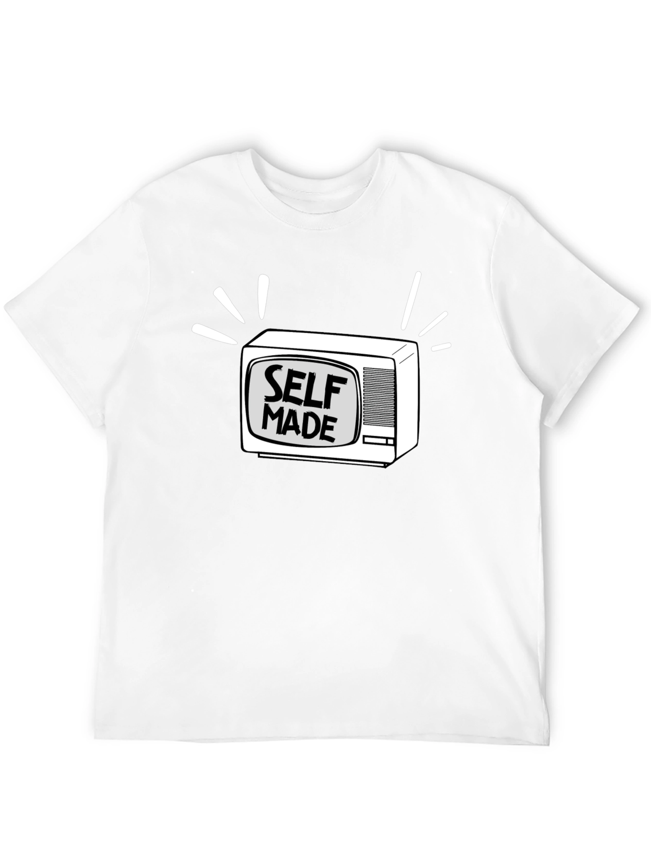 Self Made TV Graphic Tee - Stylish & Comfy