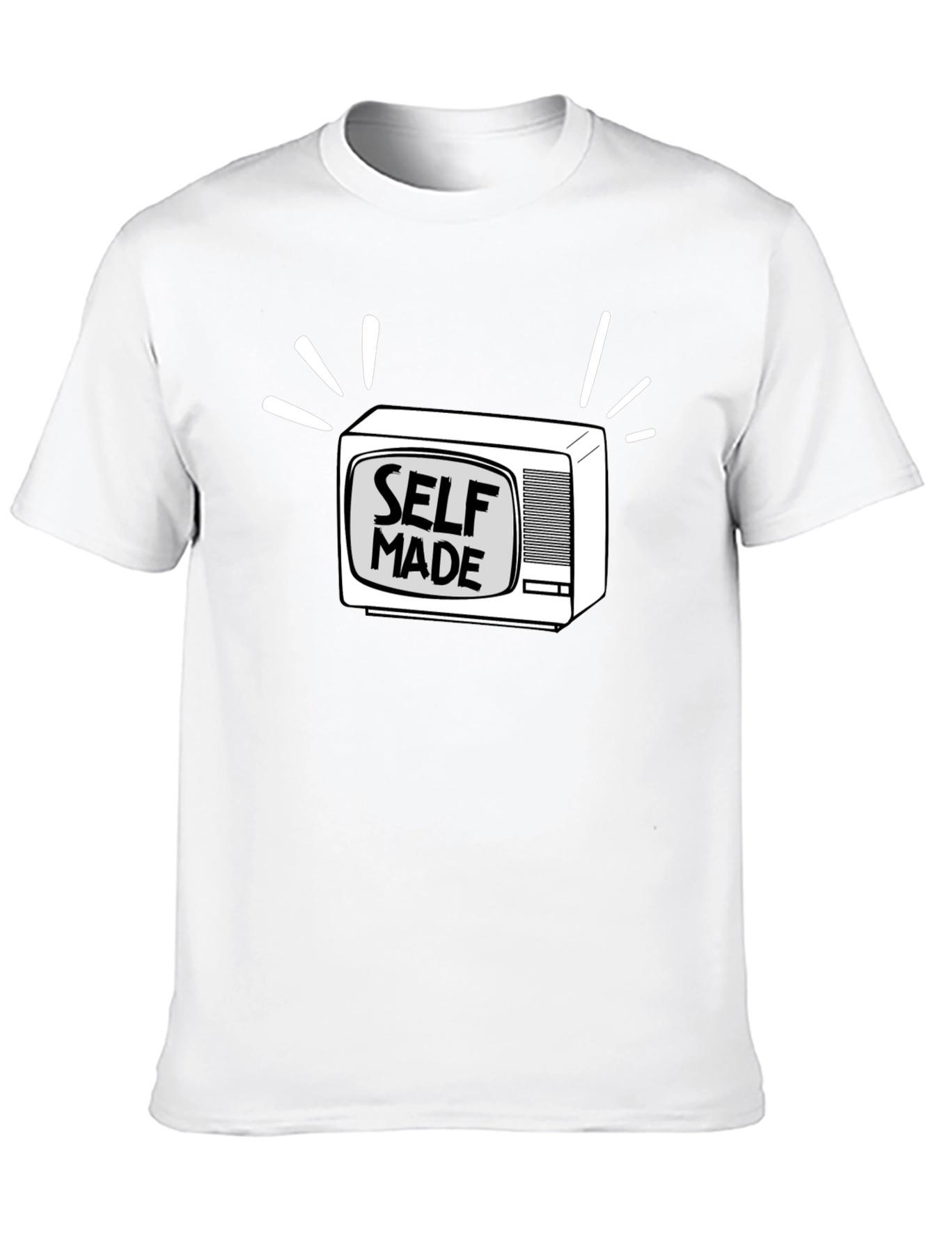 Self Made TV Graphic Tee - Stylish & Comfy