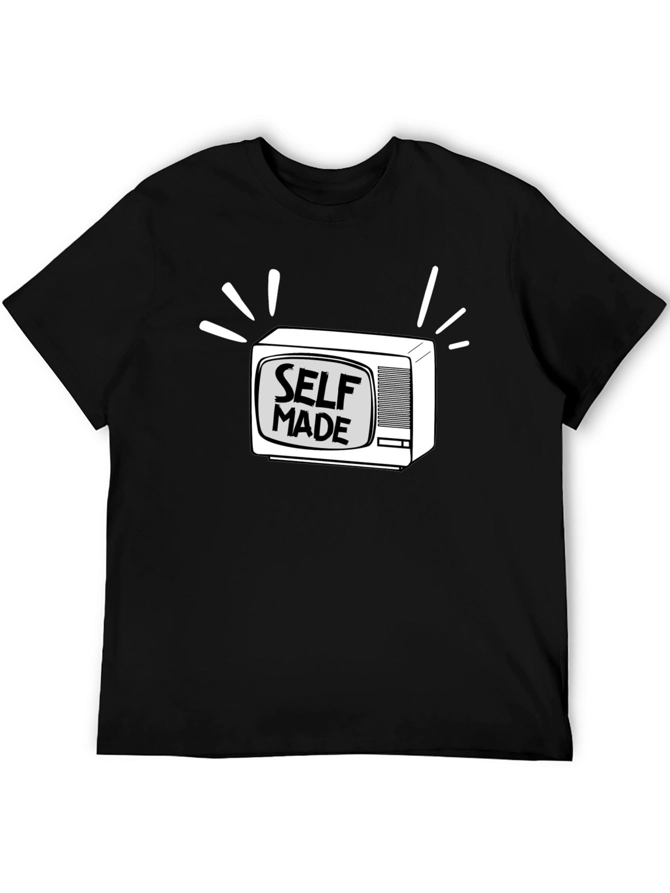 Self Made TV Graphic Tee - Stylish & Comfy