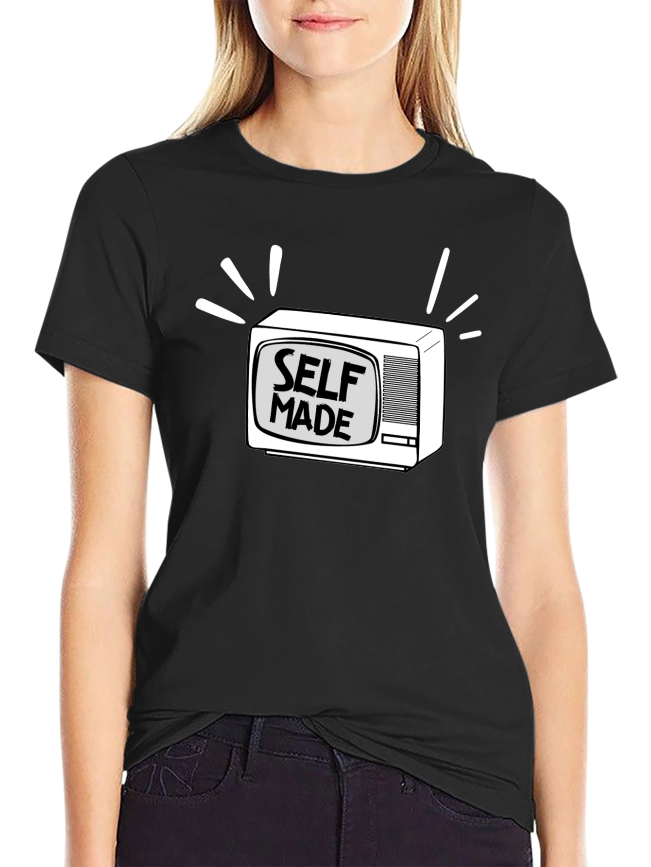 Self Made TV Graphic Tee - Stylish & Comfy