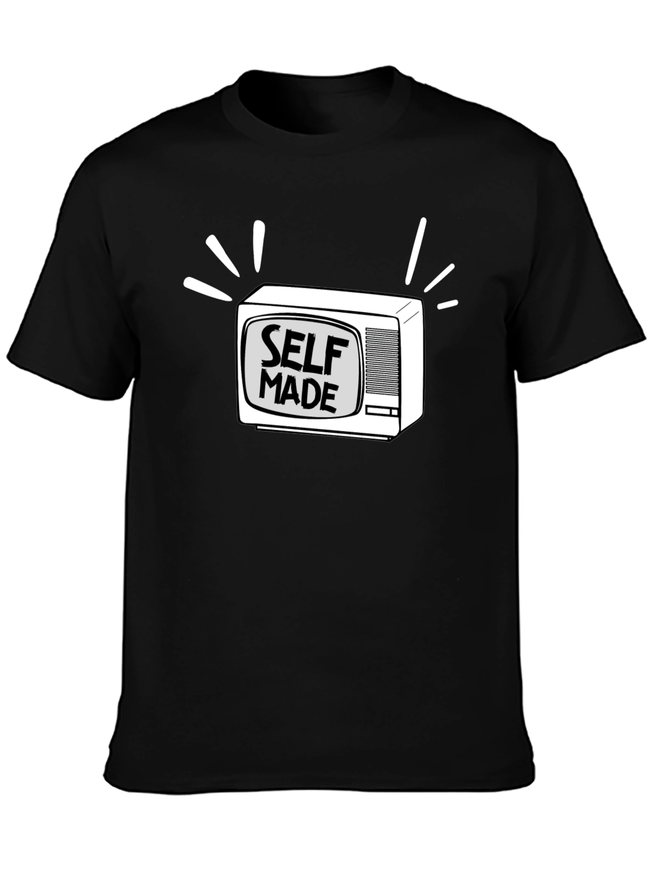 Self Made TV Graphic Tee - Stylish & Comfy