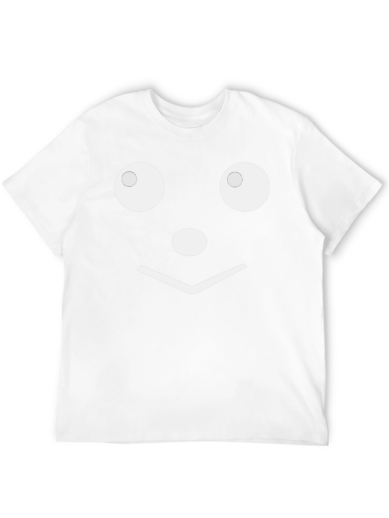 Funny Face Graphic Tee - Black Cotton Shirt