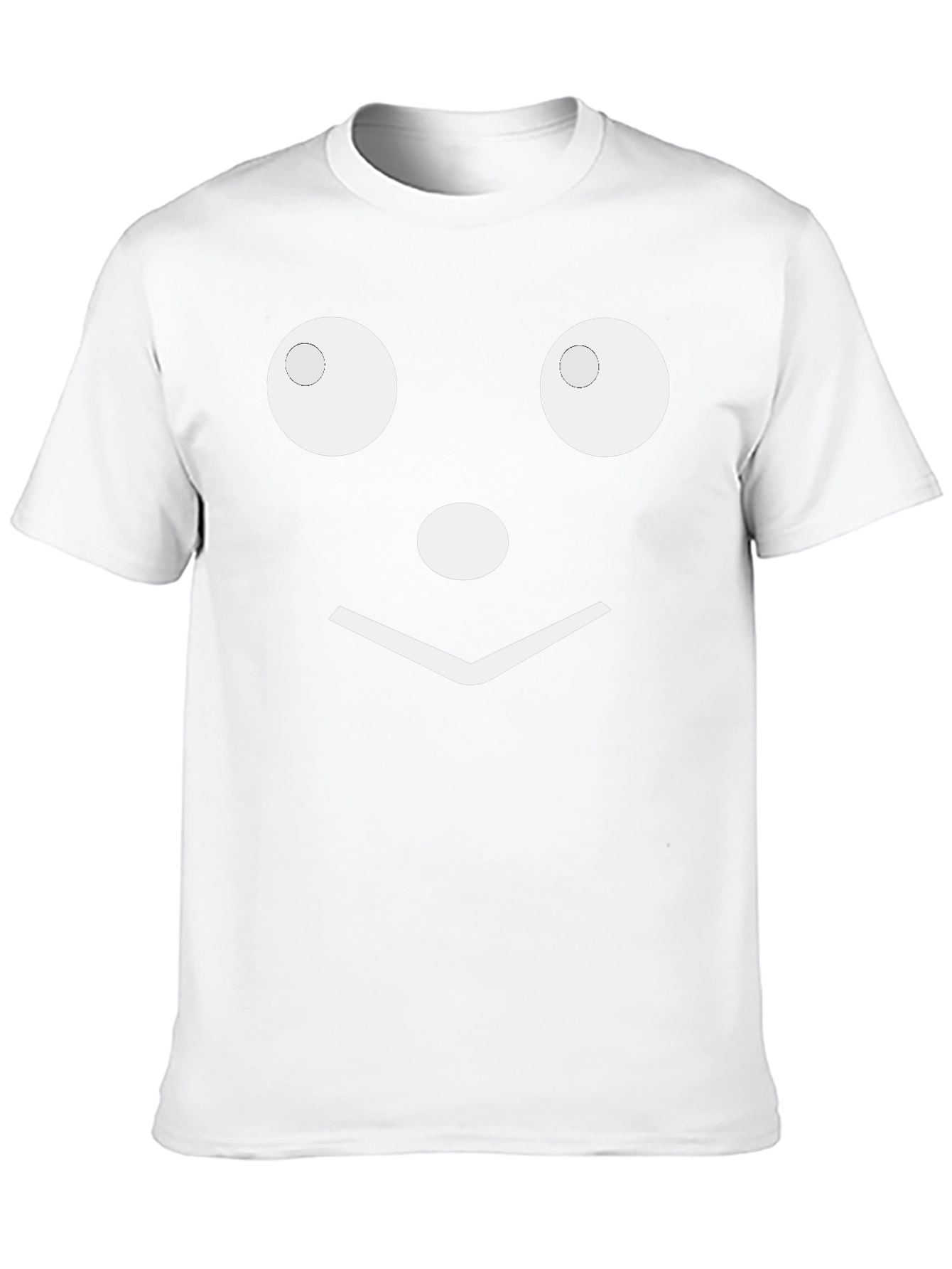 Funny Face Graphic Tee - Black Cotton Shirt