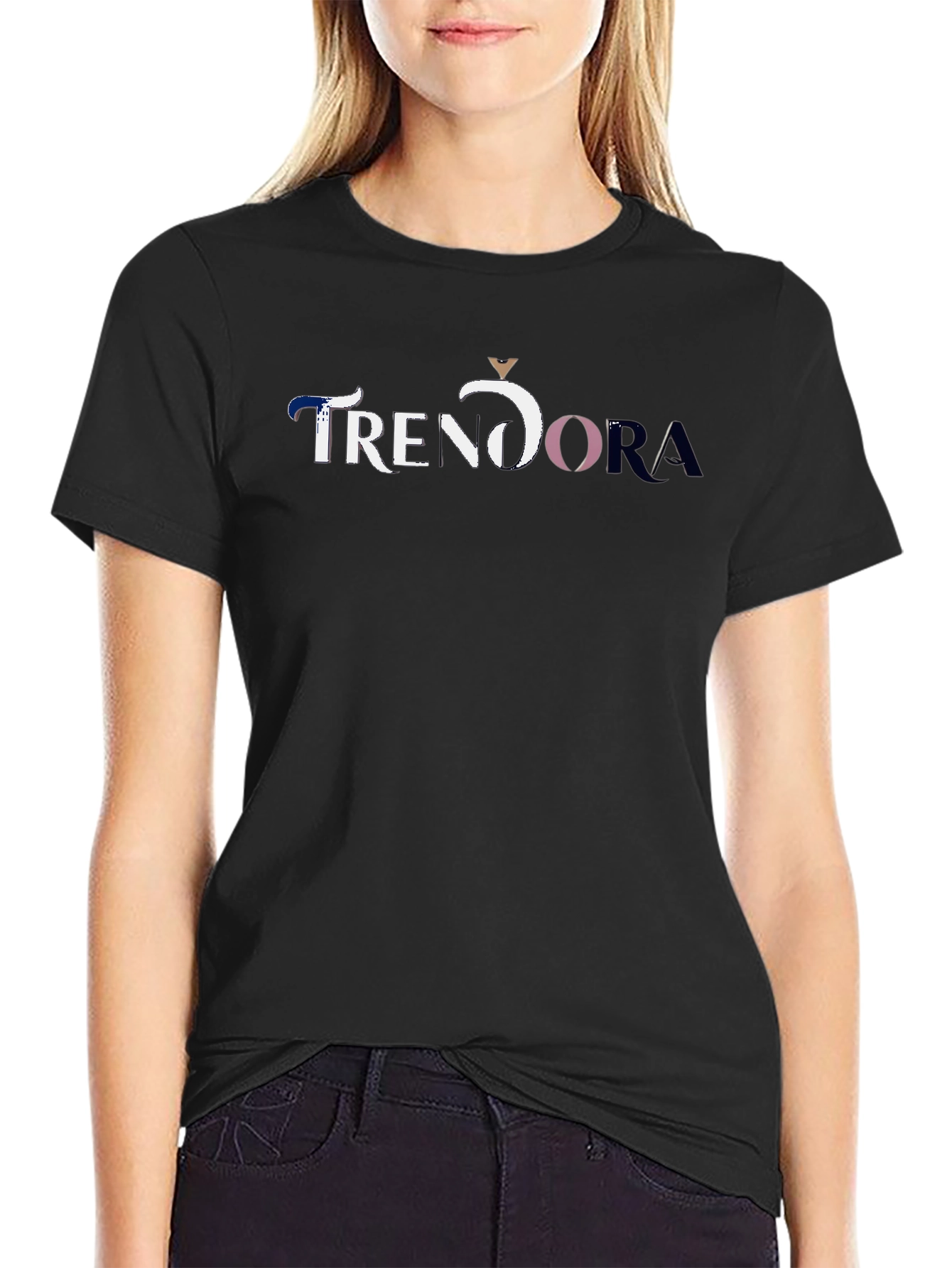Trendora Tee - Stylish Graphic Print T-Shirt