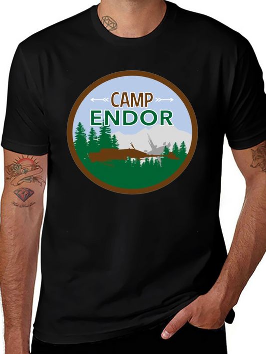 Camp Endor Black T-Shirt