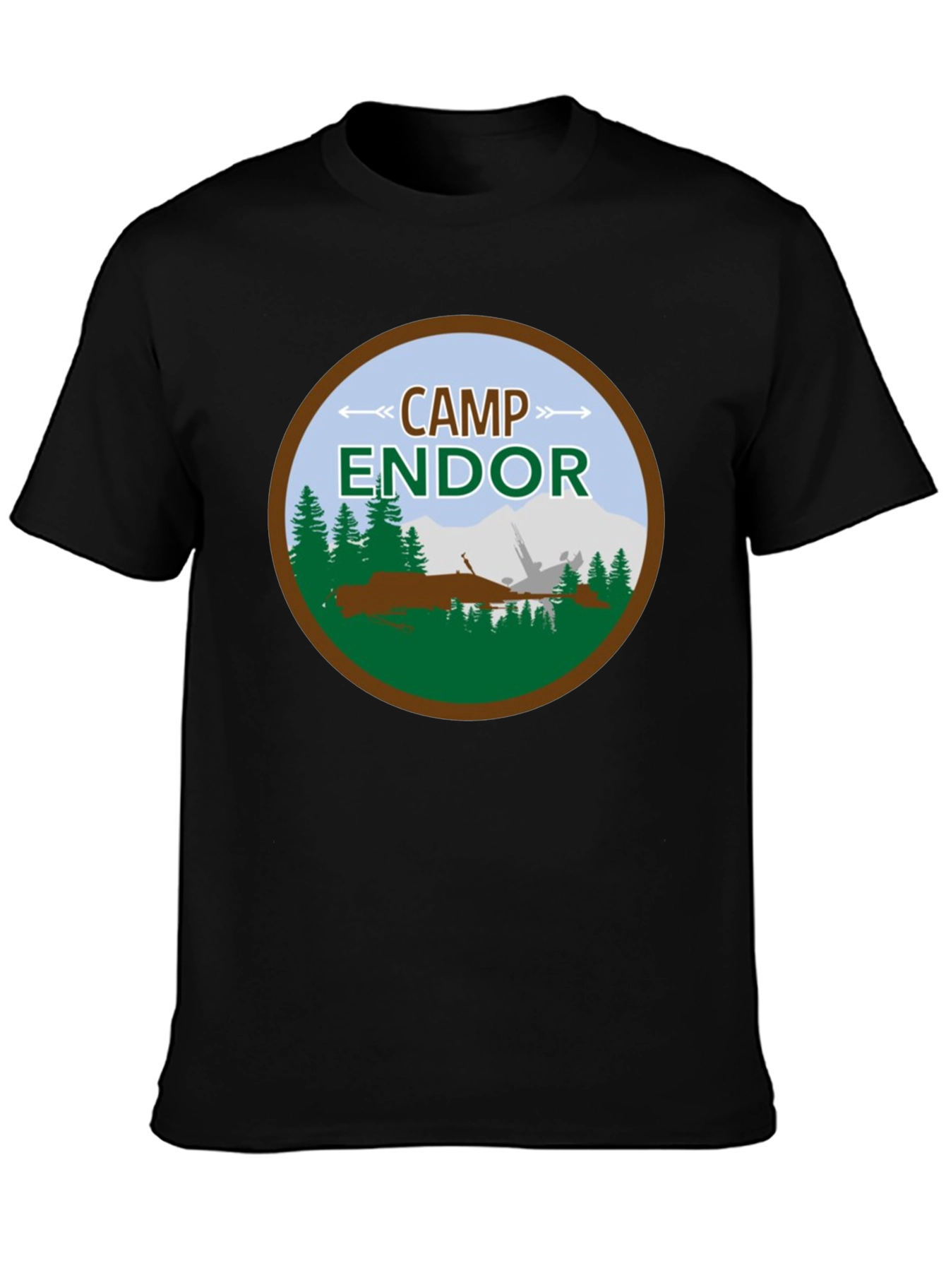 Camp Endor Black T-Shirt