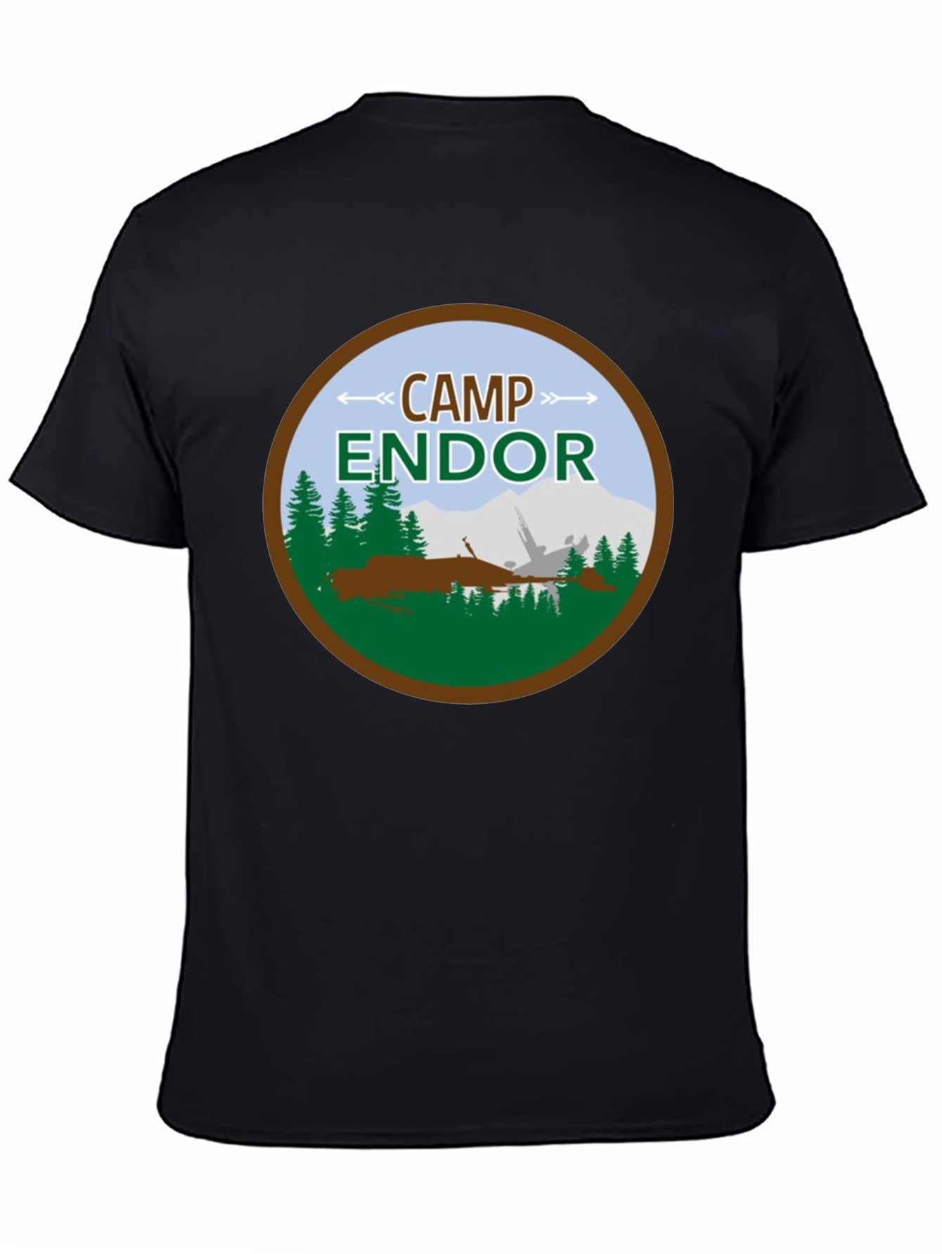Camp Endor Black T-Shirt