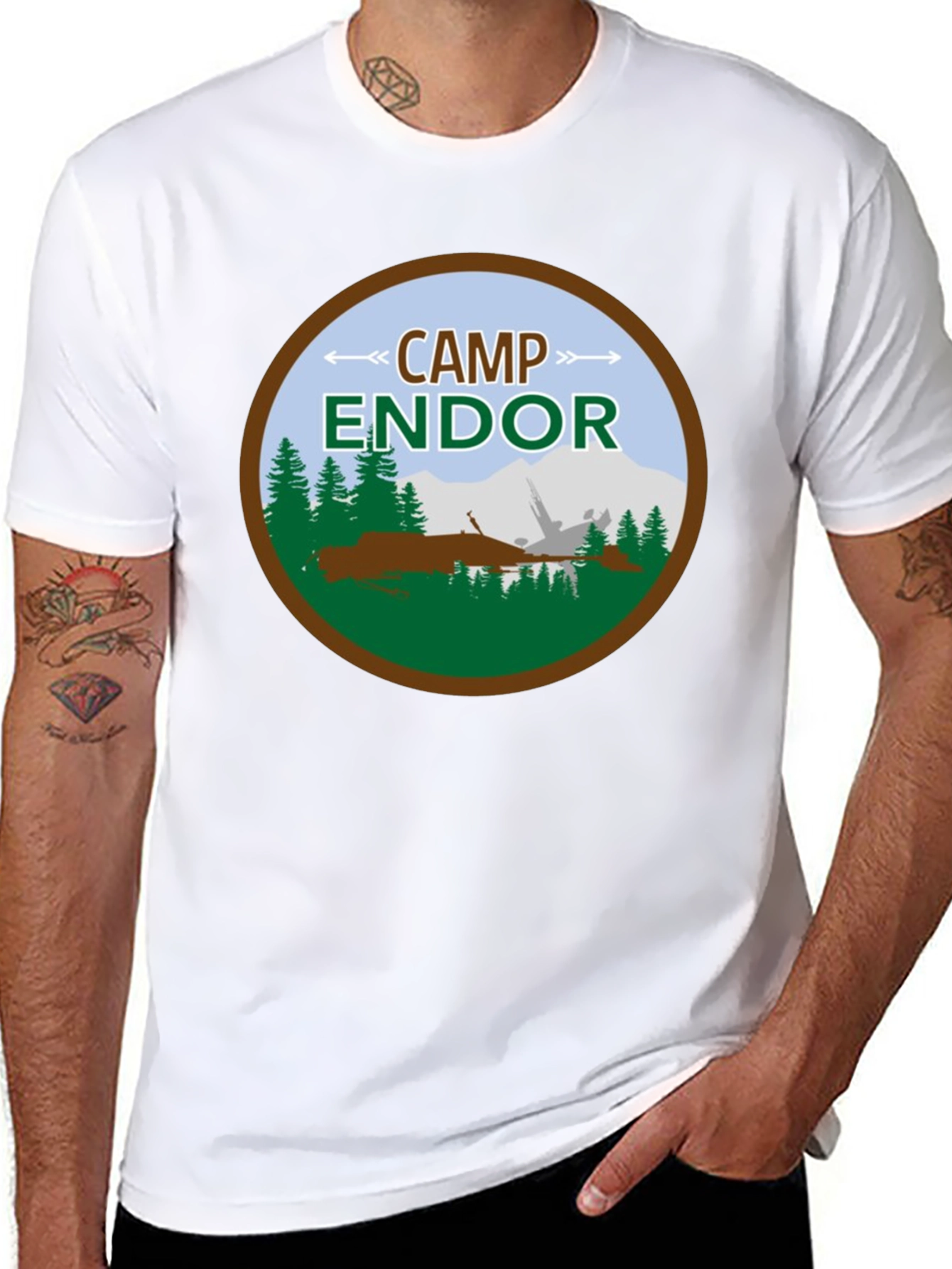 Camp Endor Black T-Shirt