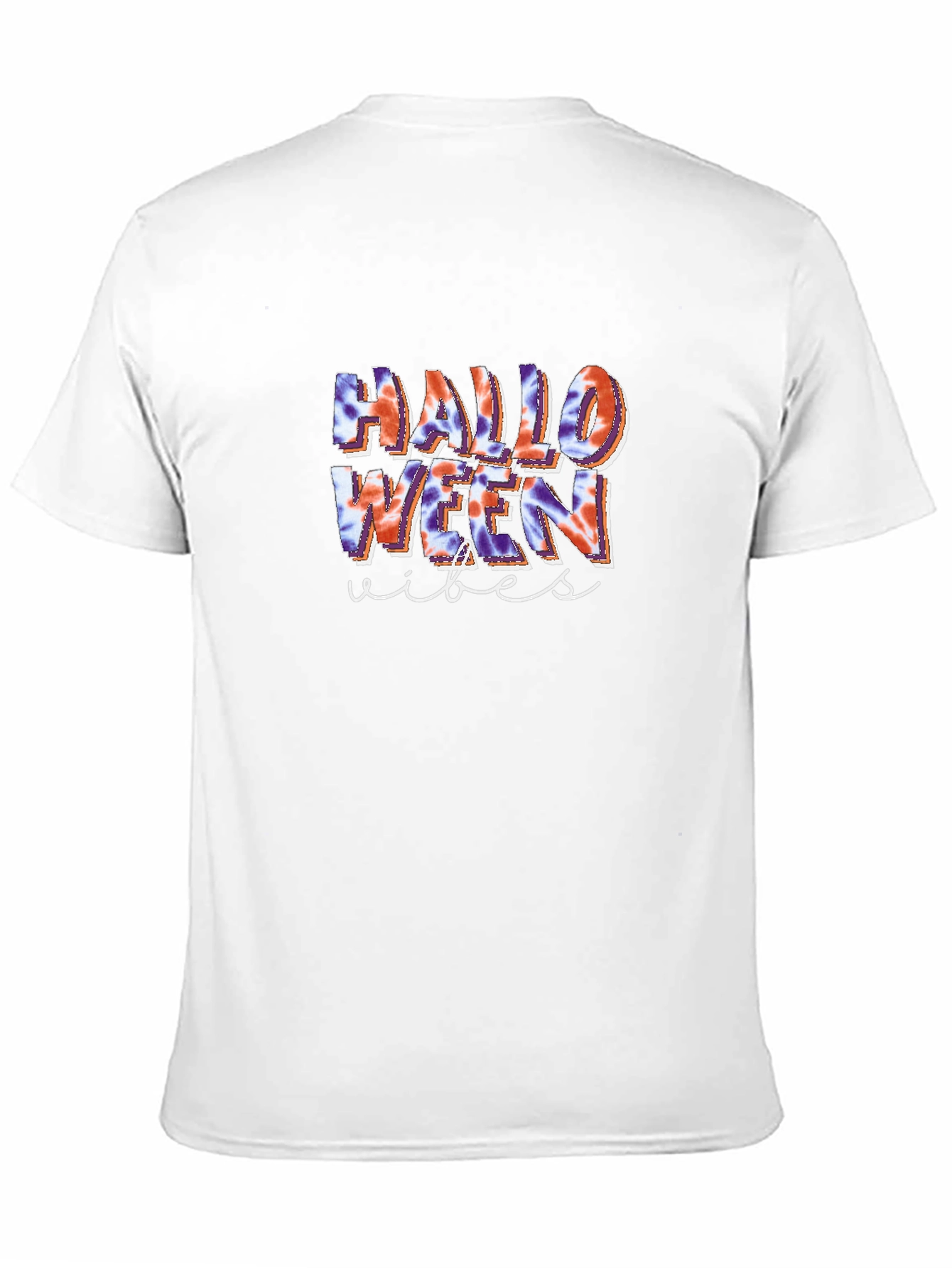 Halloween Vibes Tie-Dye Graphic Tee