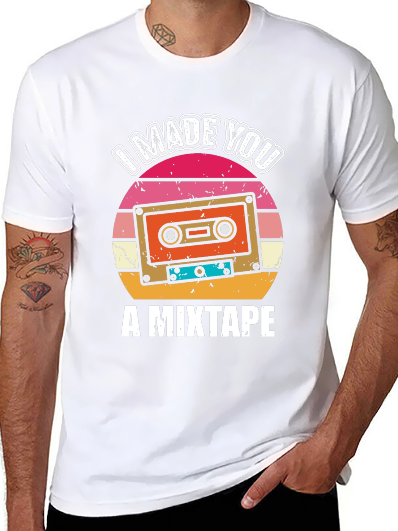 I Made You a Mixtape Retro T-Shirt