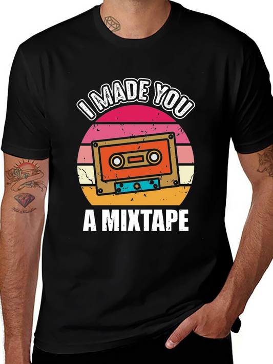I Made You a Mixtape Retro T-Shirt