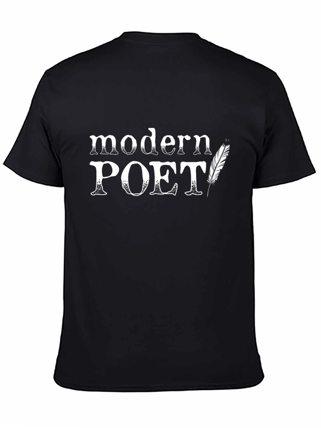 Modern Poet Black Cotton Graphic Tee