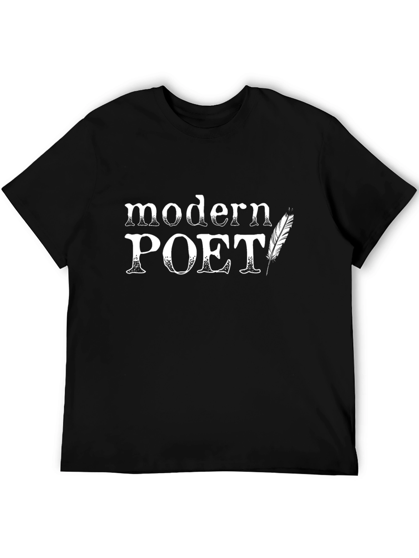 Modern Poet Black Cotton Graphic Tee