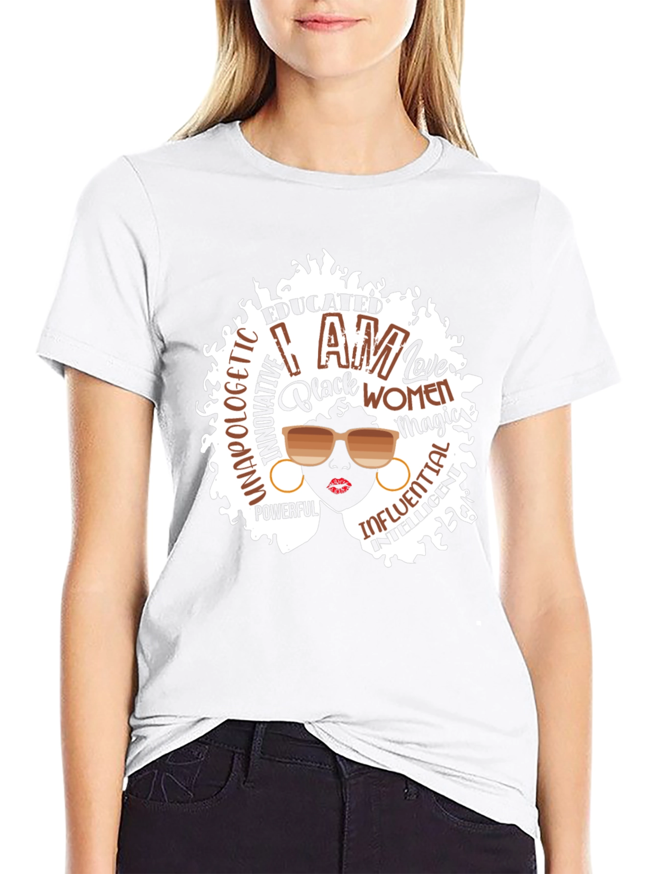 Empowered Black Women T-Shirt Afro Magic
