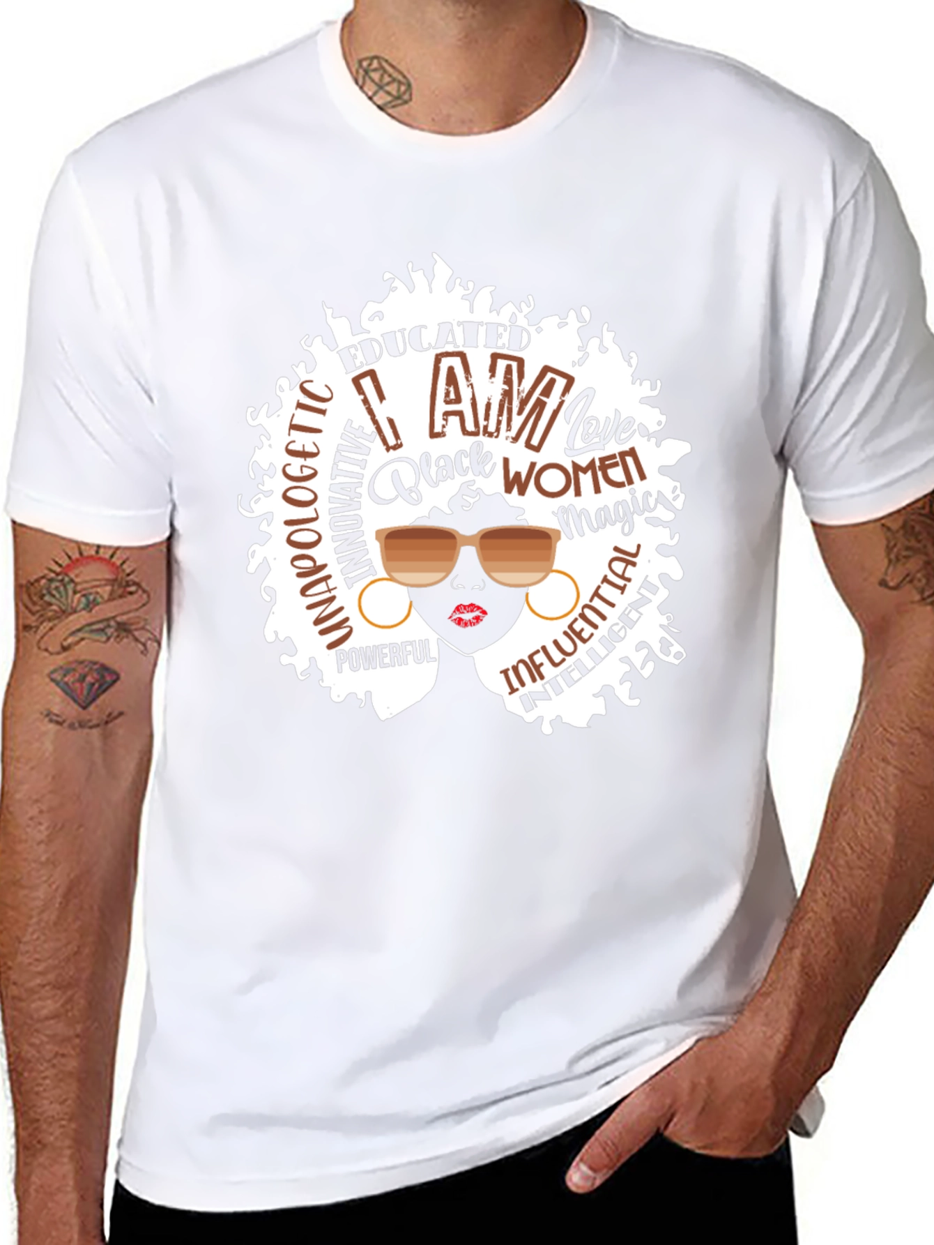Empowered Black Women T-Shirt Afro Magic