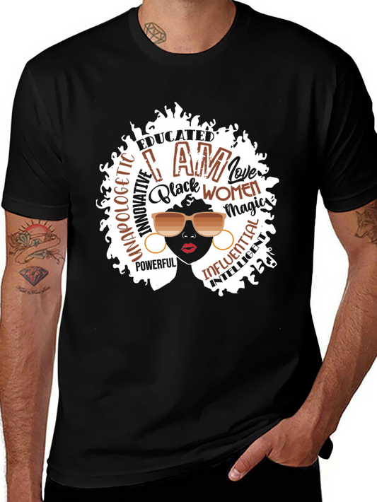 Empowered Black Women T-Shirt Afro Magic