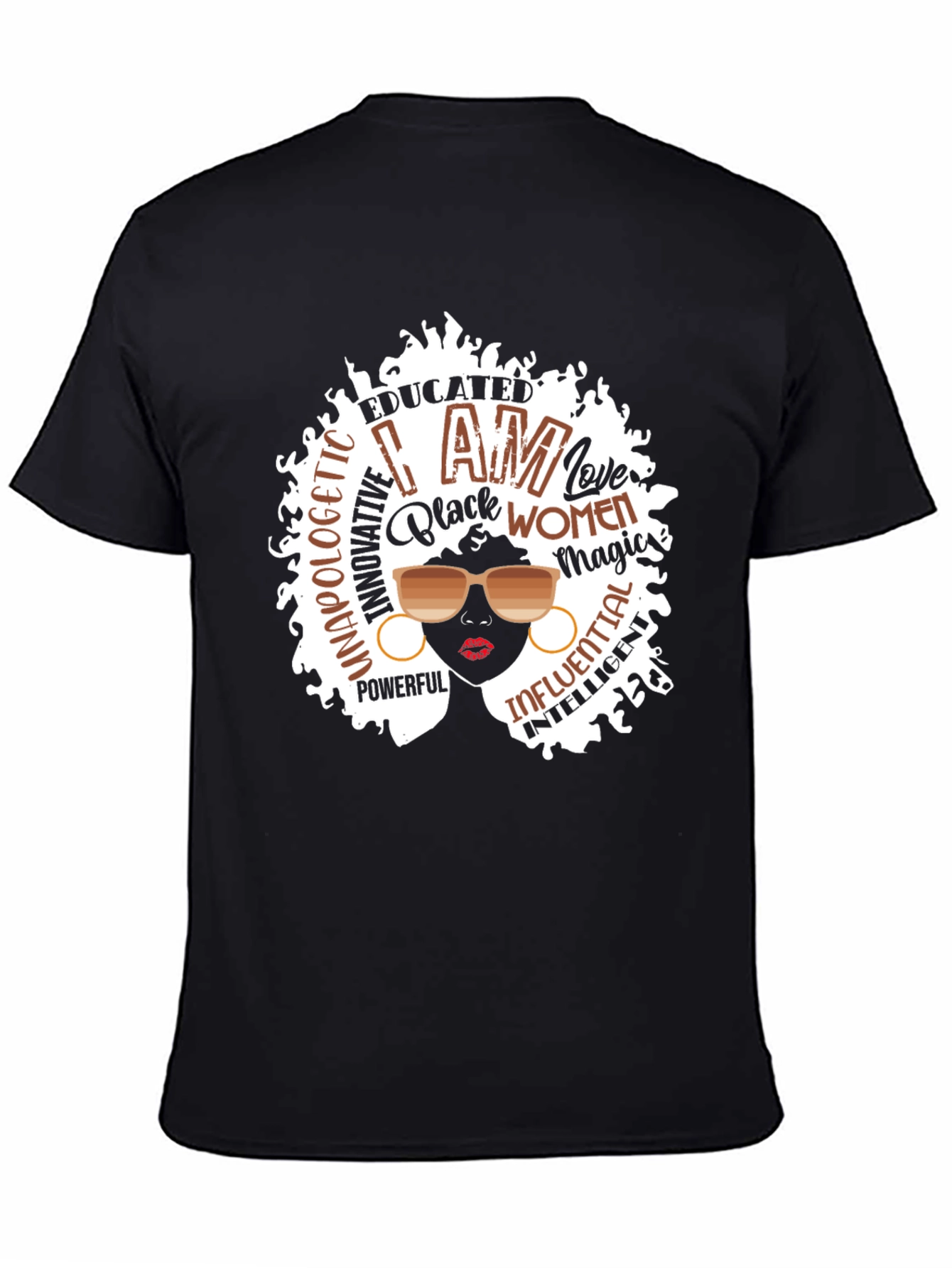 Empowered Black Women T-Shirt Afro Magic