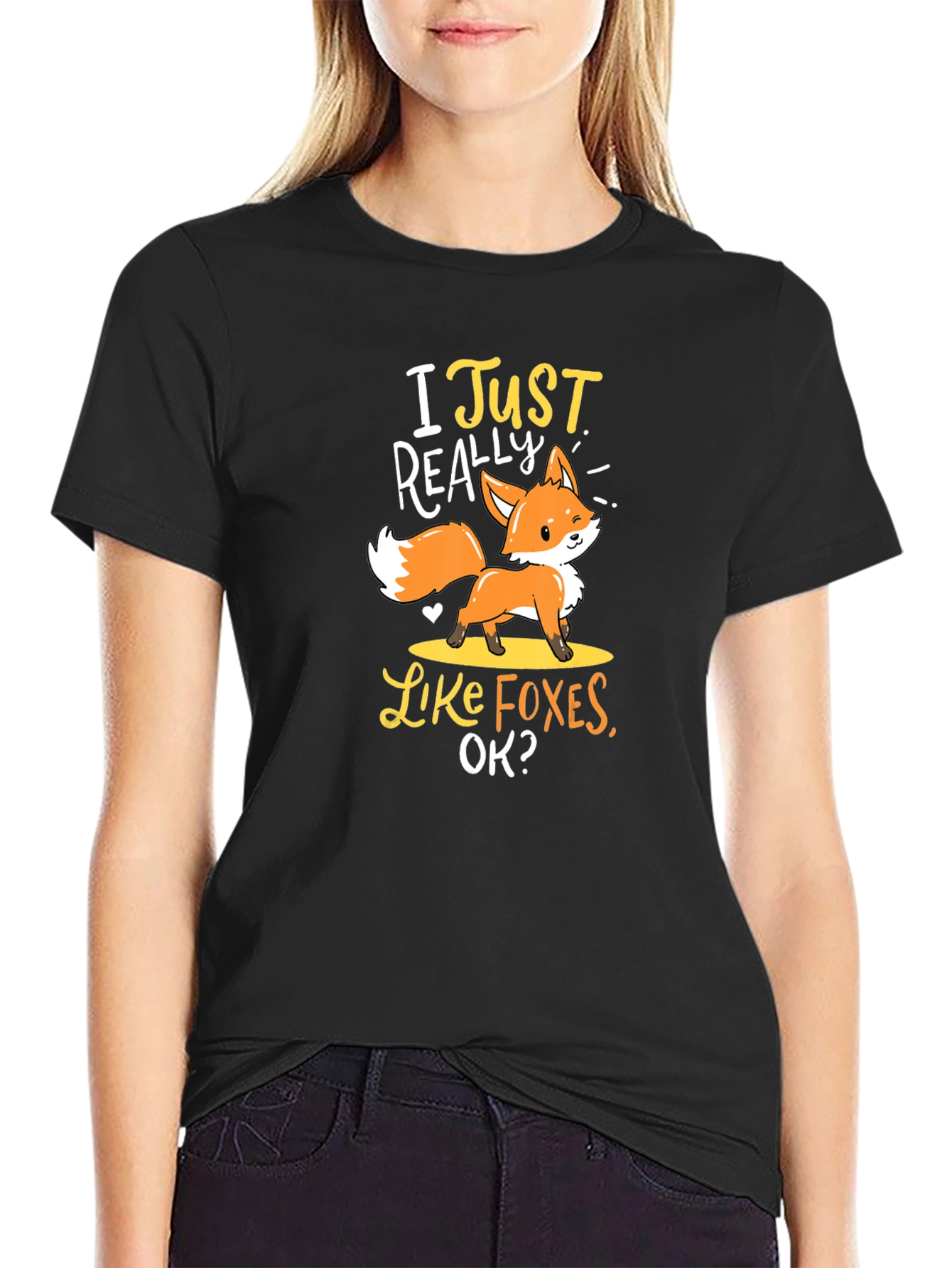 I Just Really Like Foxes T-Shirt Cute Animal Tee