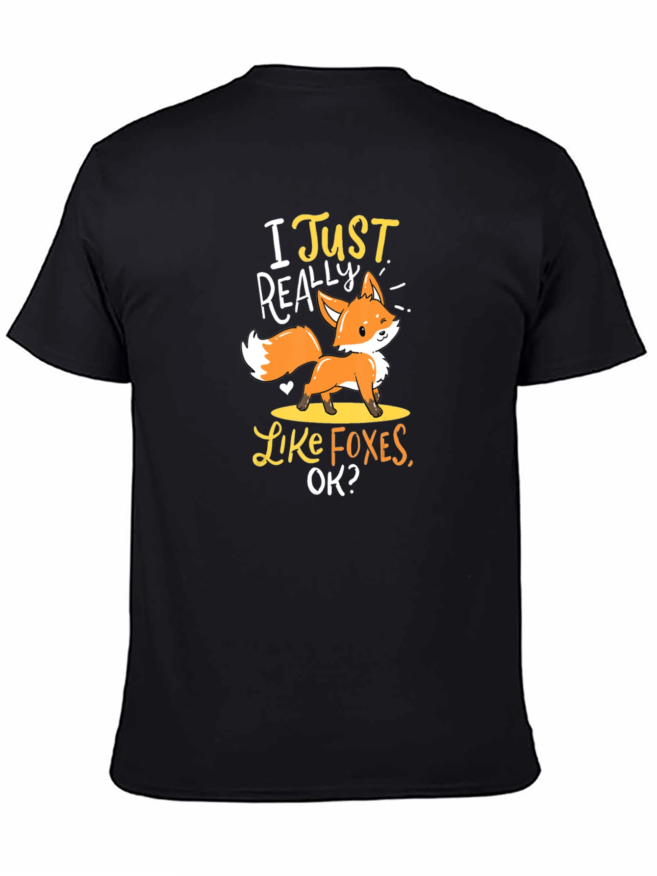 I Just Really Like Foxes T-Shirt Cute Animal Tee