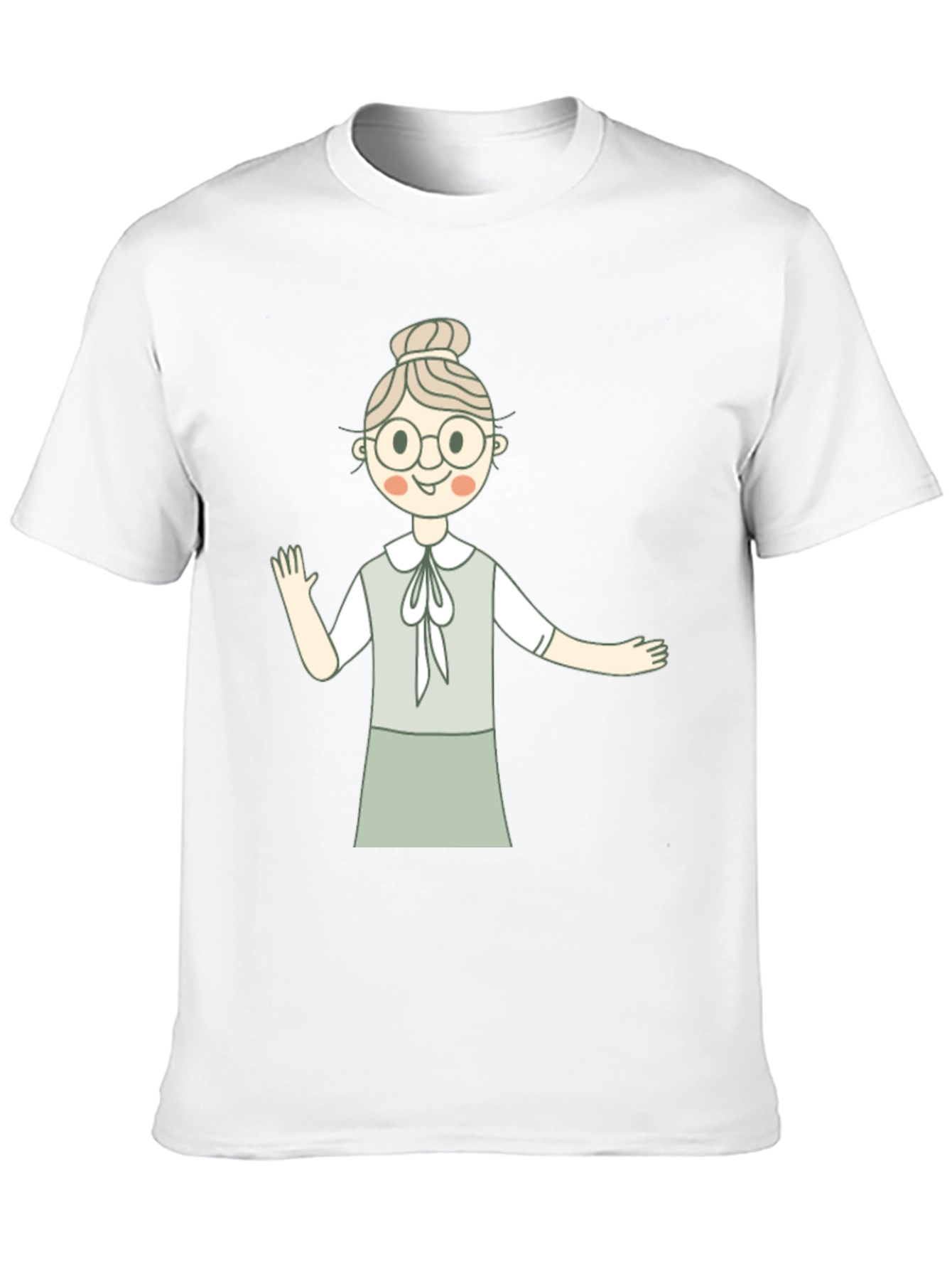 Cute Granny Graphic Black T-Shirt