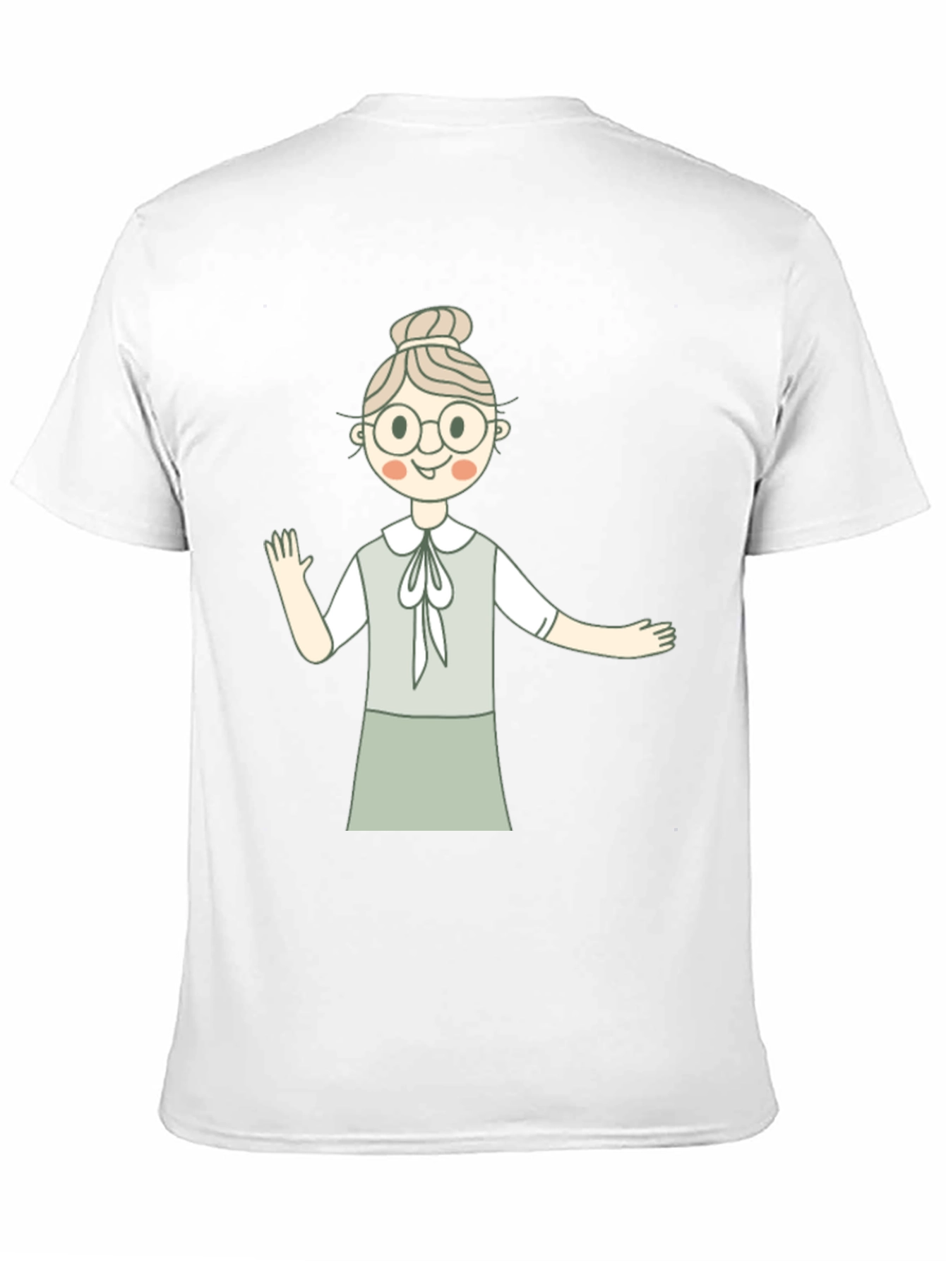 Cute Granny Graphic Black T-Shirt