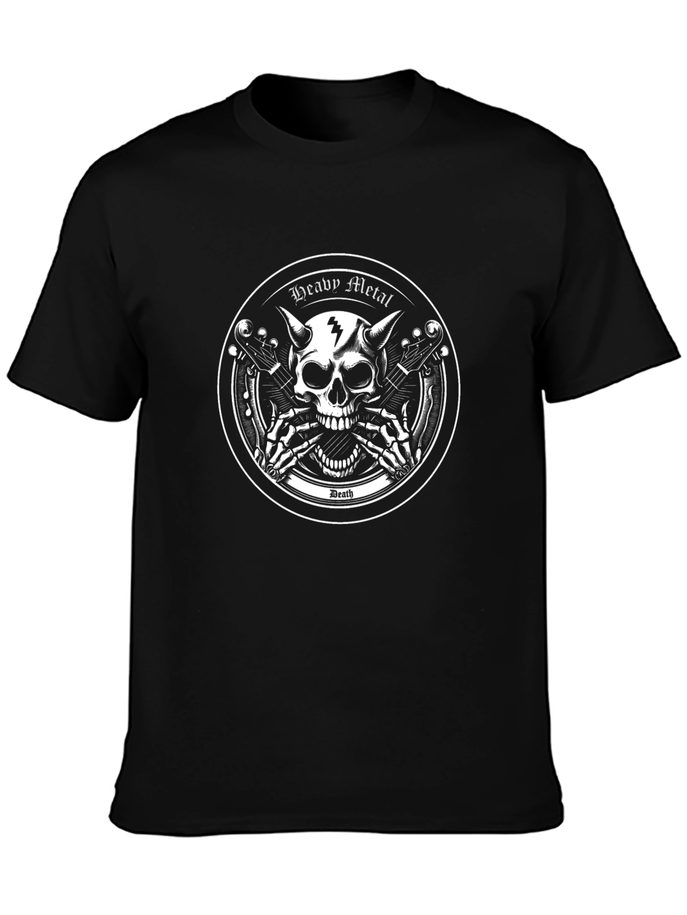 Heavy Metal Skull T-Shirt - Death Rock Tee