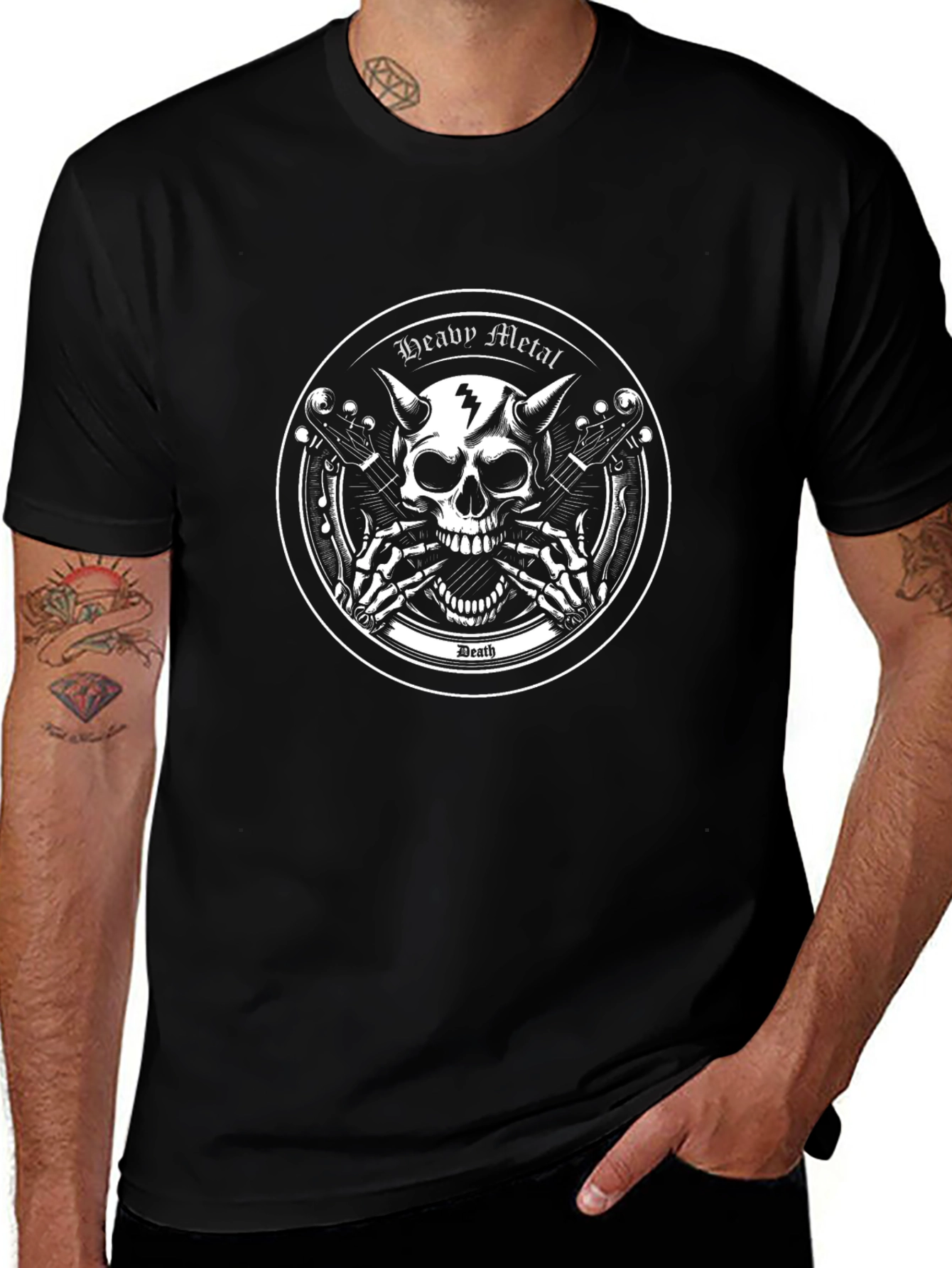 Heavy Metal Skull T-Shirt - Death Rock Tee
