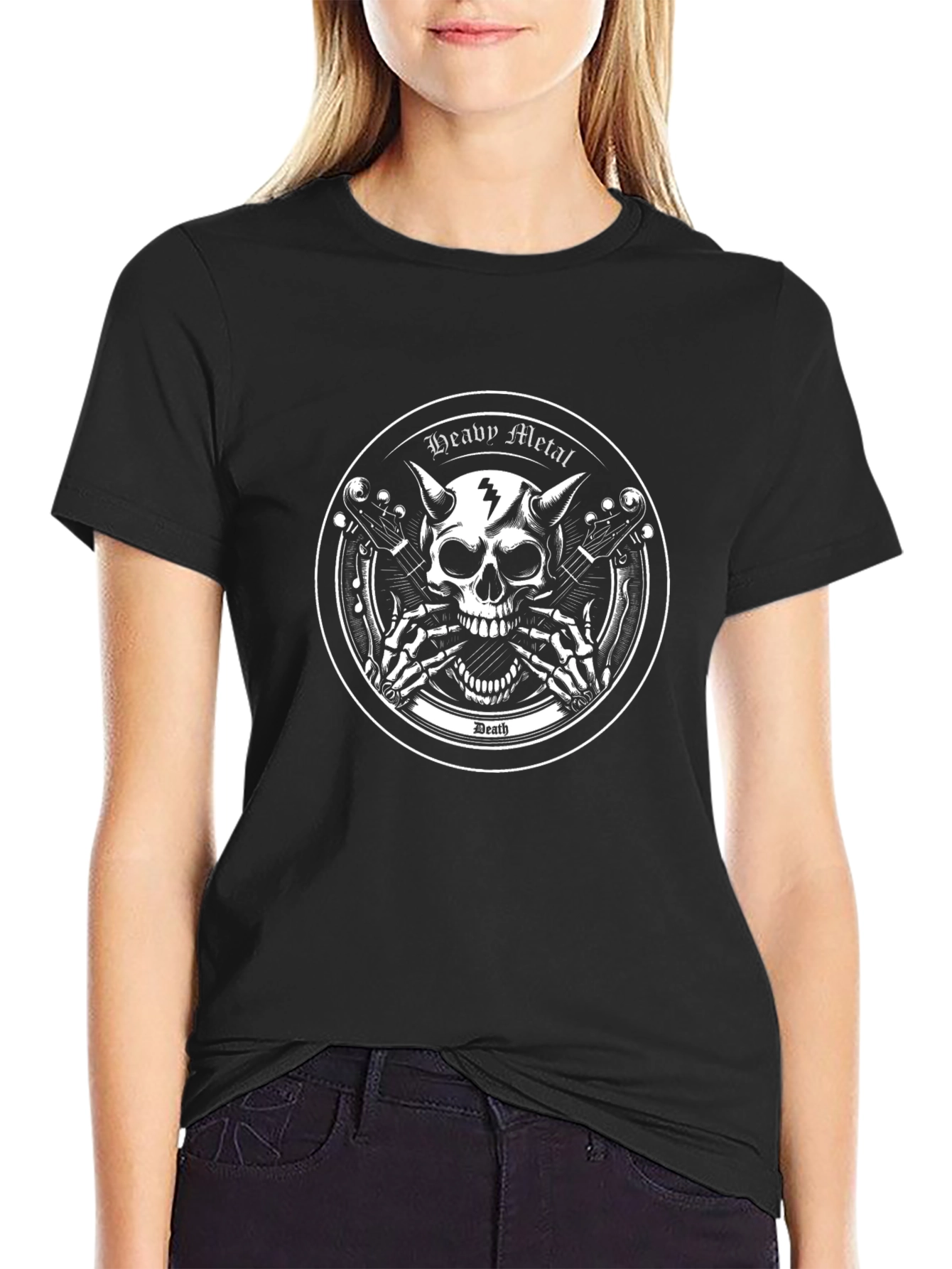 Heavy Metal Skull T-Shirt - Death Rock Tee