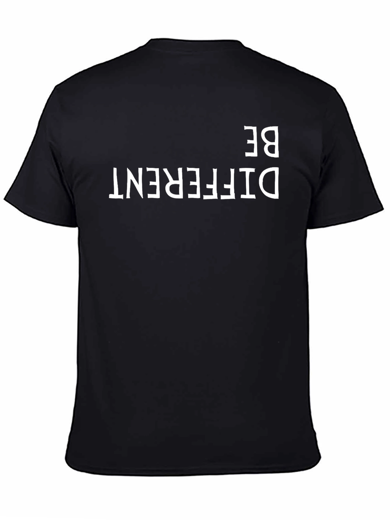 Be Different Black Graphic Tee - Mens Style